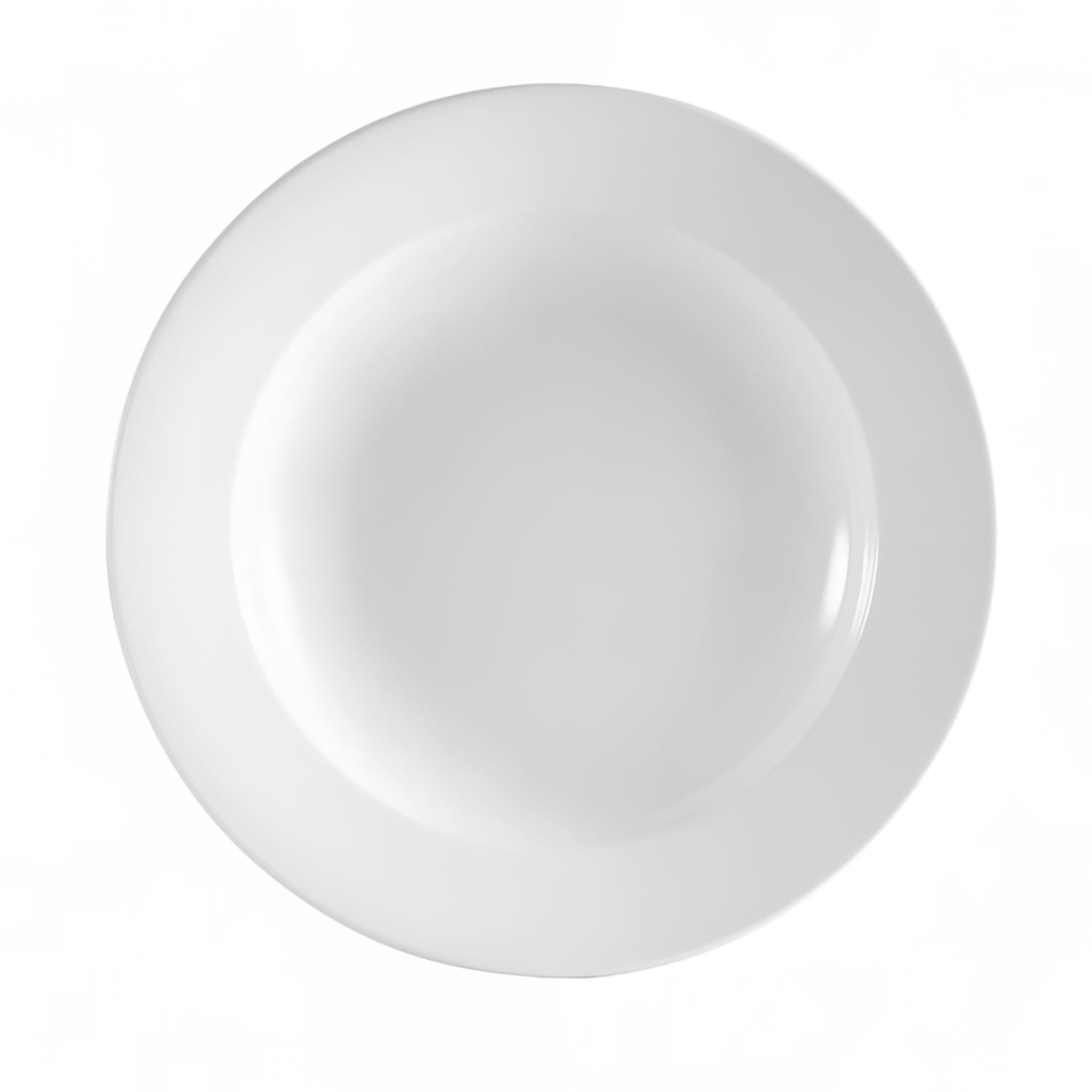 CAC UVS-115 24 oz Round Universal Pasta Bowl - Porcelain, Super White, 1 Dozen