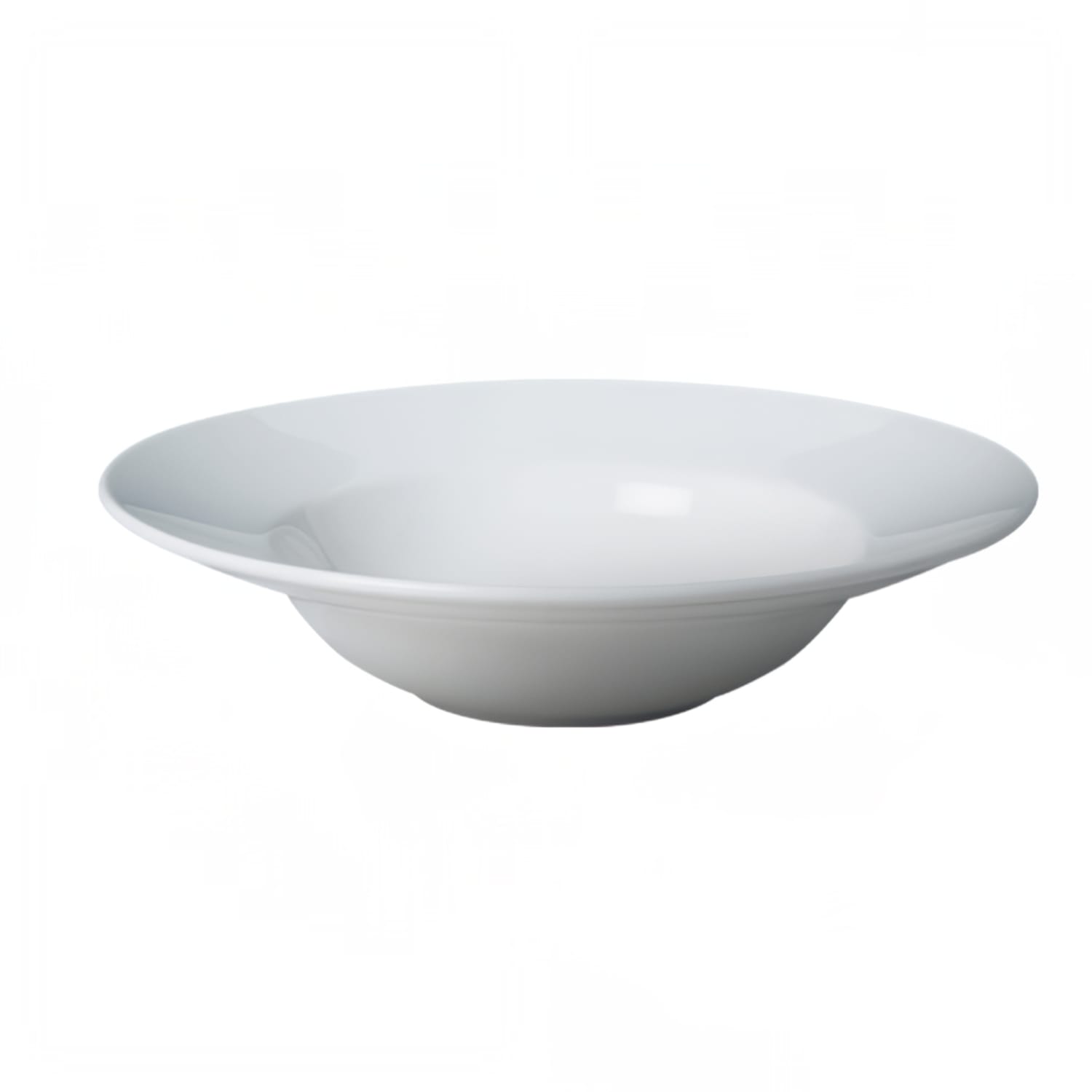 Cameo China 610-V102 15 oz Round Dynasty Deep Soup Plate - Ceramic, White, Case of 24