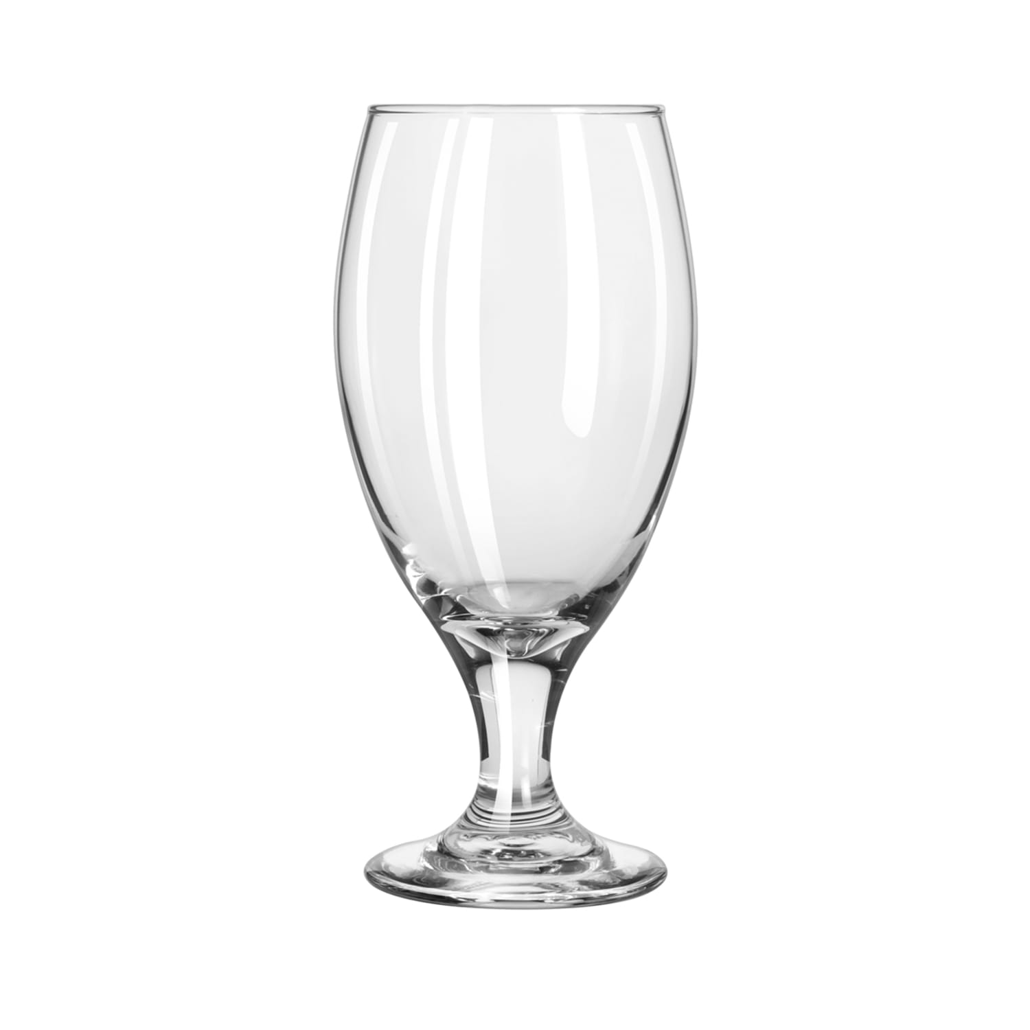 Libbey 3915 14 3/4 oz Teardrop Beer Glass - Safedge Rim & Foot Guarantee, Clear, 3 Dozen