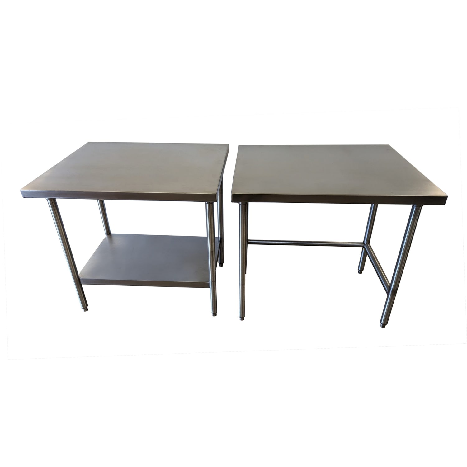 Winholt DTR-3060-HKD 60 16 ga Work Table w/ 304 Series Stainless Steel Flat Top, 60"" x 30"" x 33 1/2""