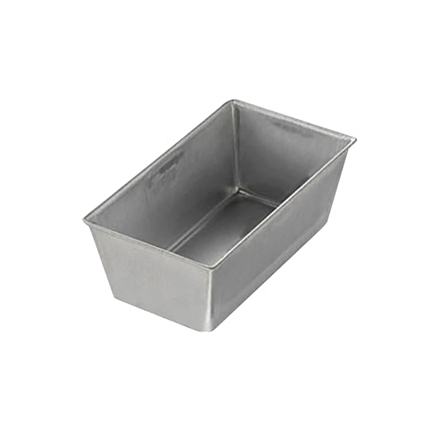 Chicago Metallic 40411 Individual Bread Pan, 5 3/5 x 3 1/10 x 2 3/16, Noncoated 26 ga Aluminized Steel, Silver, Pack of 24