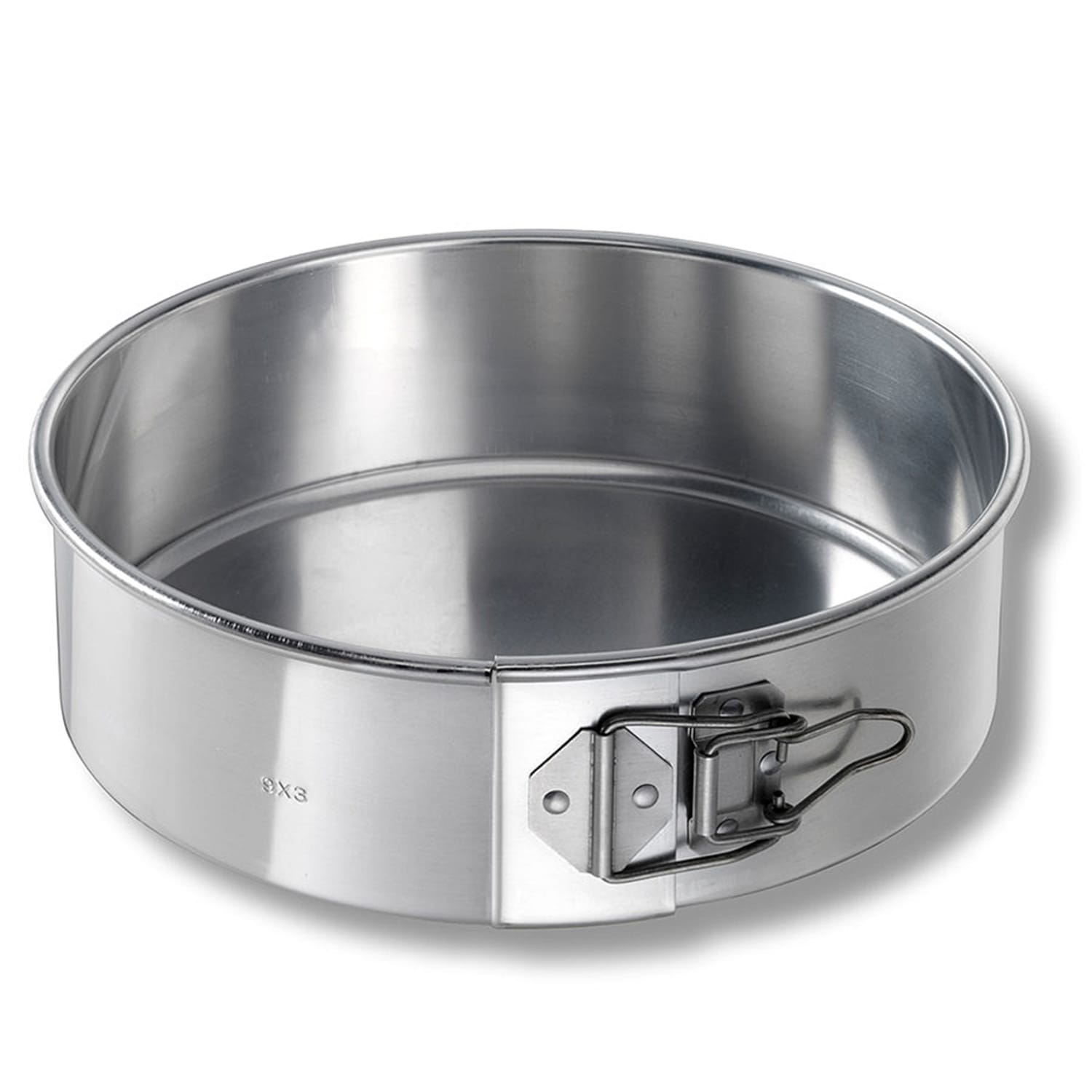 Chicago Metallic 40409 9 Springform Cake Pan, 2 3/4 Deep, Noncoated 20 ga Aluminum, Silver, Pack of 6