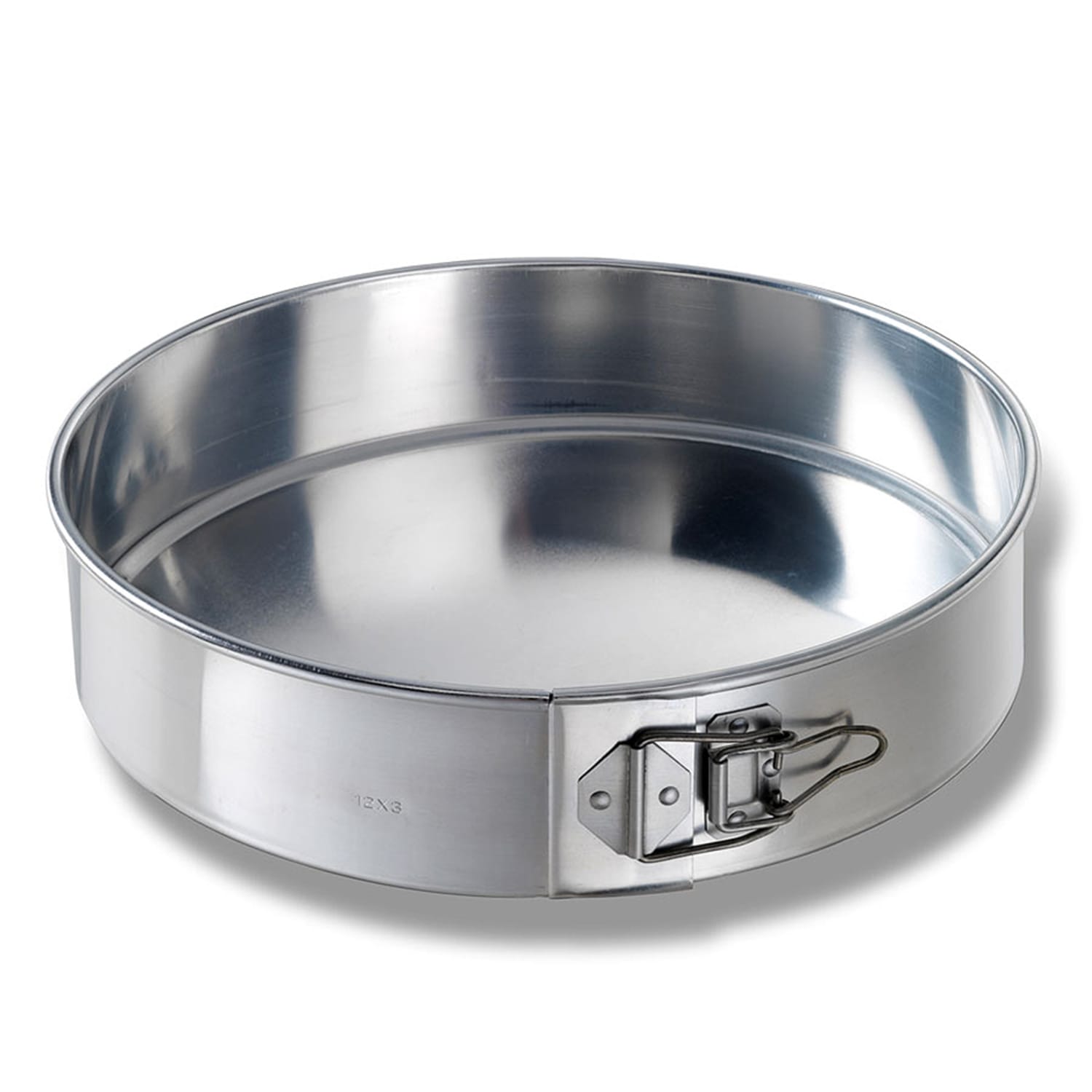 Chicago Metallic 40412 12 Springform Cake Pan, 2 3/4 Deep, Noncoated 20 ga Aluminum, Silver, Pack of 6