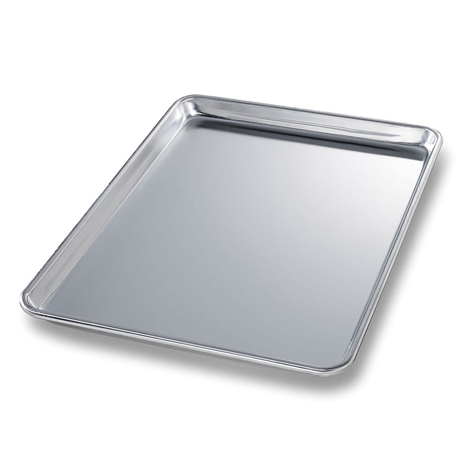 Chicago Metallic 40855 1/2 Half Size Bun / Sheet Pan - 17 3/4 x 13 x 1, 18 gauge Aluminum, AMERICOAT, Silver, 1 Dozen