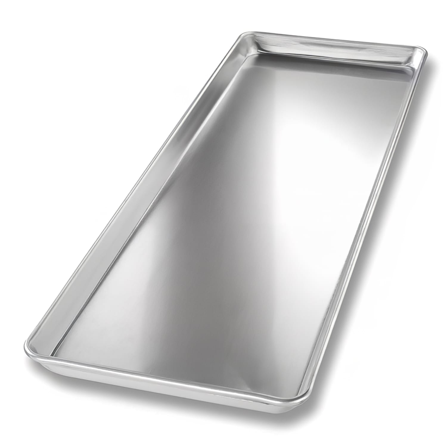 Chicago Metallic 40922 Display Pan, 9 x 26 x 1, Plain 16 ga. Anodized Aluminum, Silver