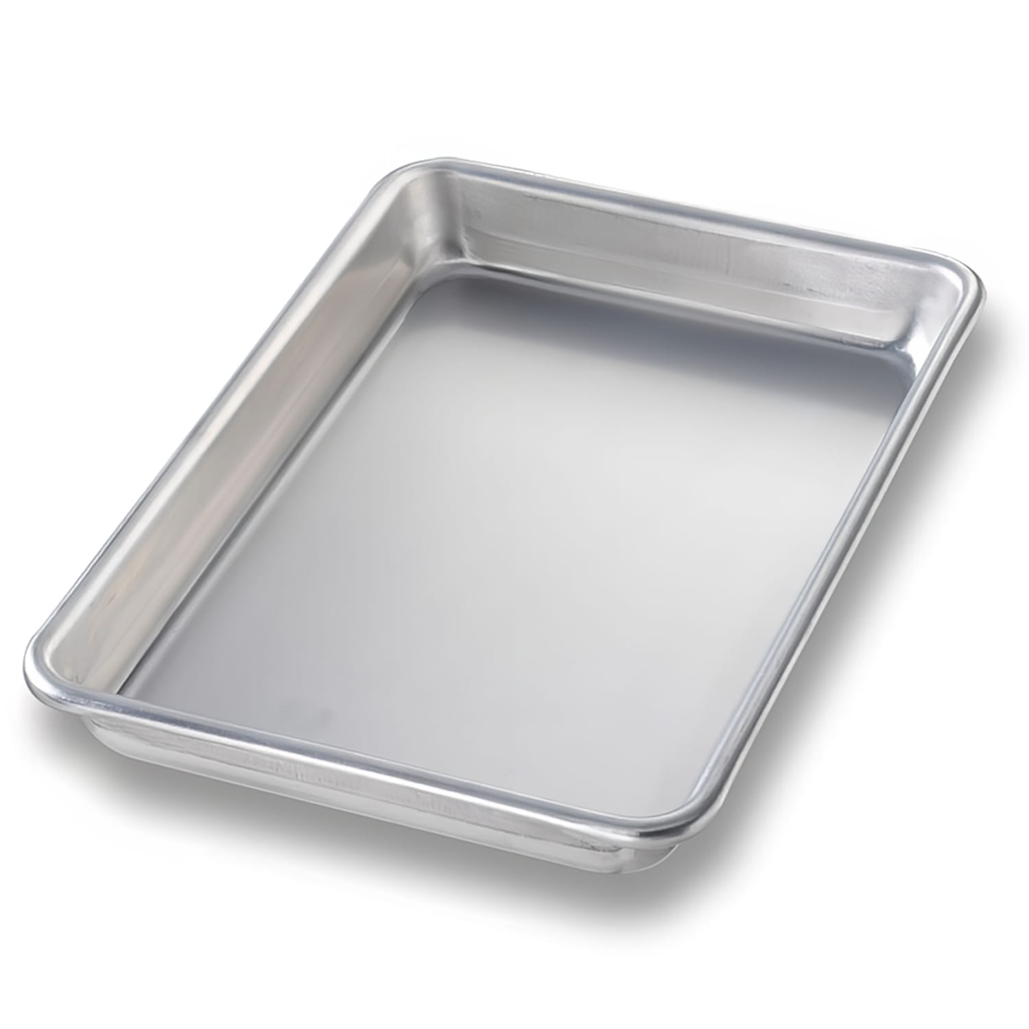 Chicago Metallic 41805 1/8 Eighth Size Bun / Sheet Pan - 9 x 6 x 1, 16 gauge Aluminum, AMERICOAT, Silver, 1 Dozen
