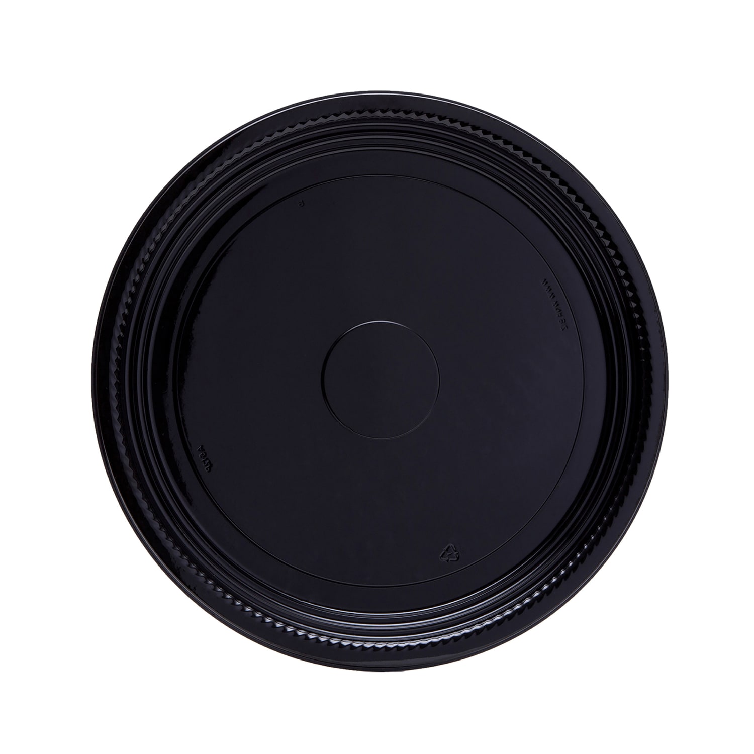 WNA A512PBL 12 Tray - PET, Black, Polyethylene, Case of 25
