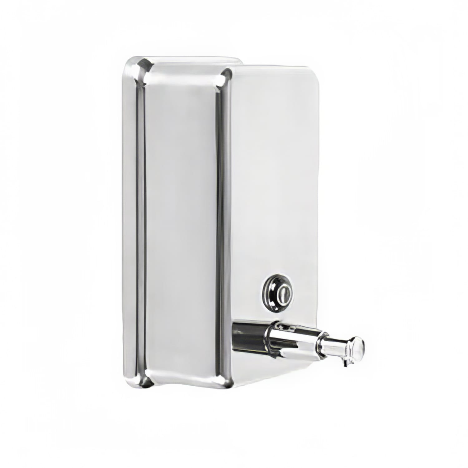 Thunder Group SLSD040V 40 oz Vertical Wall Mount Hand Soap Dispenser, Stainless Steel