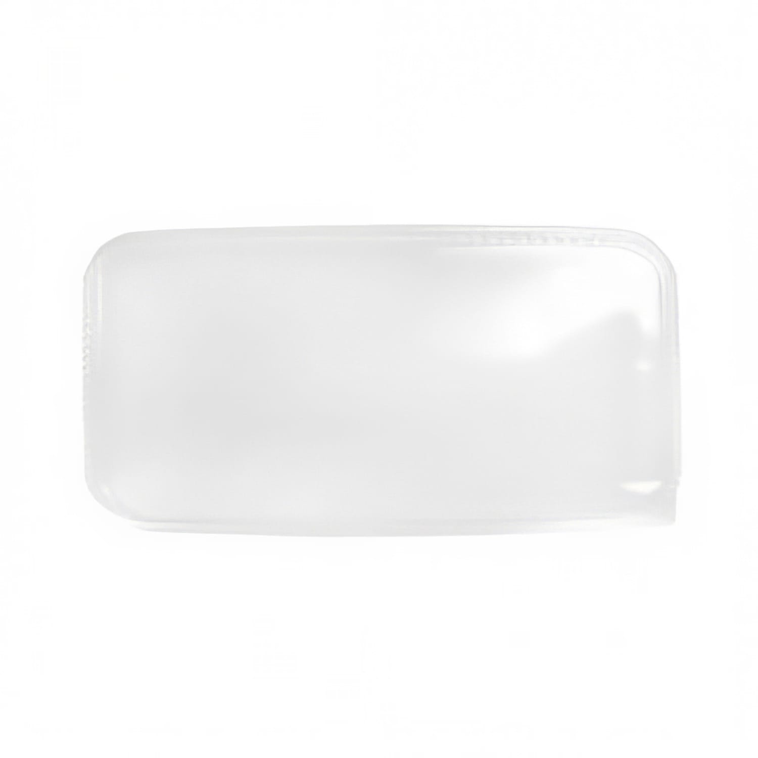 Handi-Foil 317DL-200 Dome Lid for 1 lb Loaf Pan - 6 3/8 x 3 7/8, Plastic, Clear, Fits 1 lb Foil Pans, Case of 200