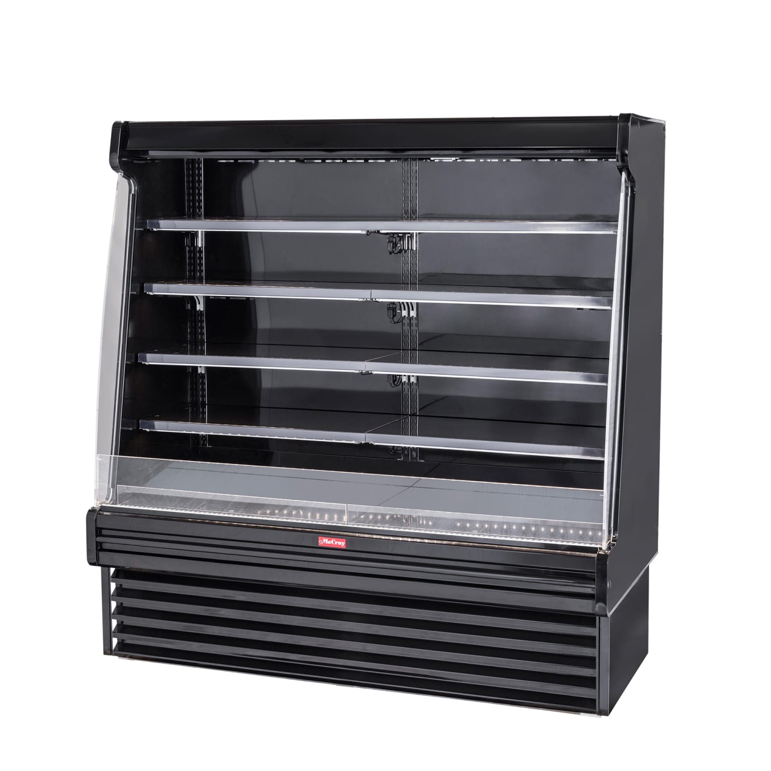 Howard-McCray SC-OD35E-6S-B-LED 75 Vertical Open Air Cooler w/ 5 Levels, 115v/208-230v/1ph, Black