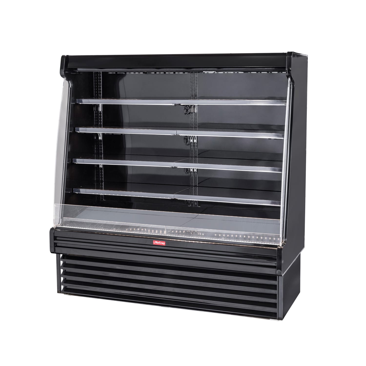 Howard-McCray SC-OD35E-4S-B-LED 51 Vertical Open Air Cooler w/ 5 Levels, 115v/208-230v/1ph, Black