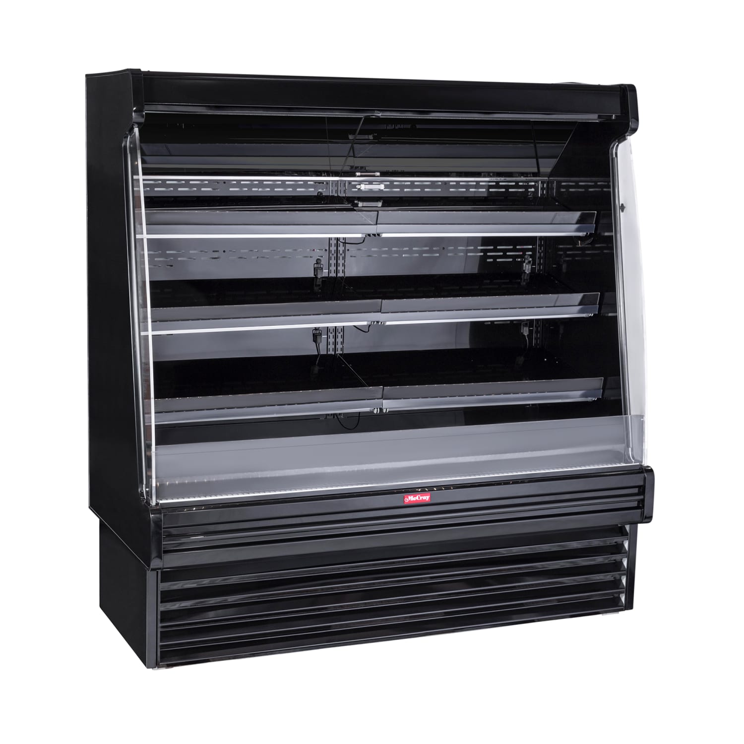Howard-McCray SC-OP35E-3S-B-LED 39 Vertical Produce Open Air Cooler w/ 3 Levels, 115v, Black