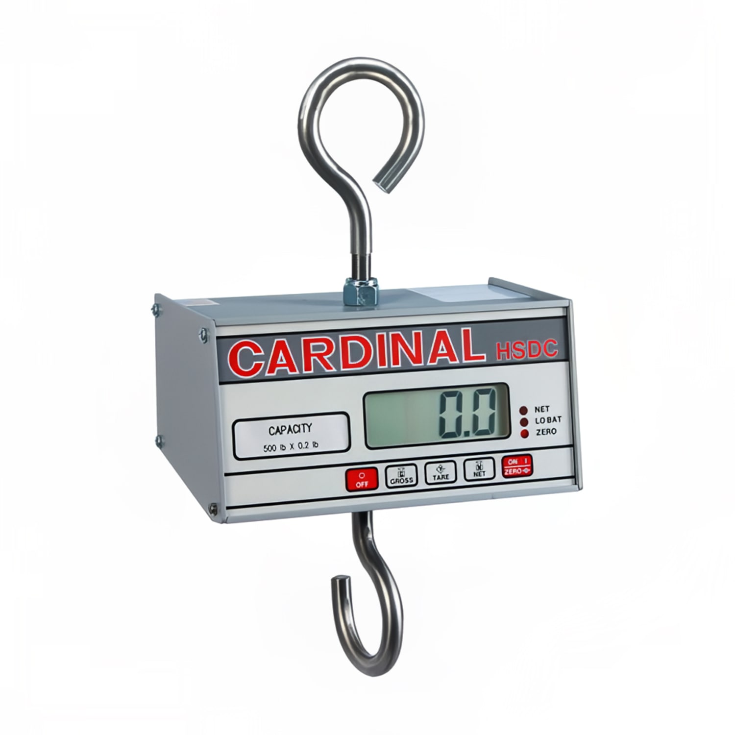 Detecto HSDC-20 Hanging Scale Head w/ 1 Digital Readout, 200 x 1/10 lb Capacity, Battery Powered
