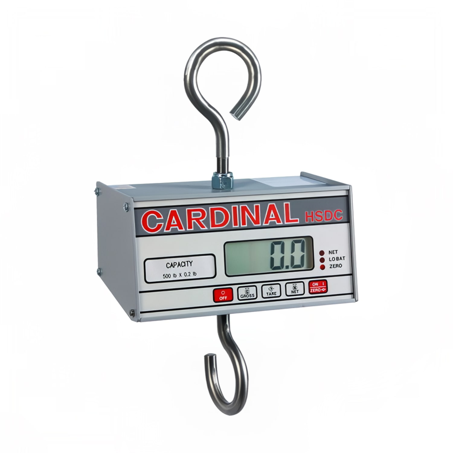 Detecto HSDC-40 Hanging Scale Head w/ 1 Digital Readout, 40 x 1/50 kg Capacity, Battery Powered