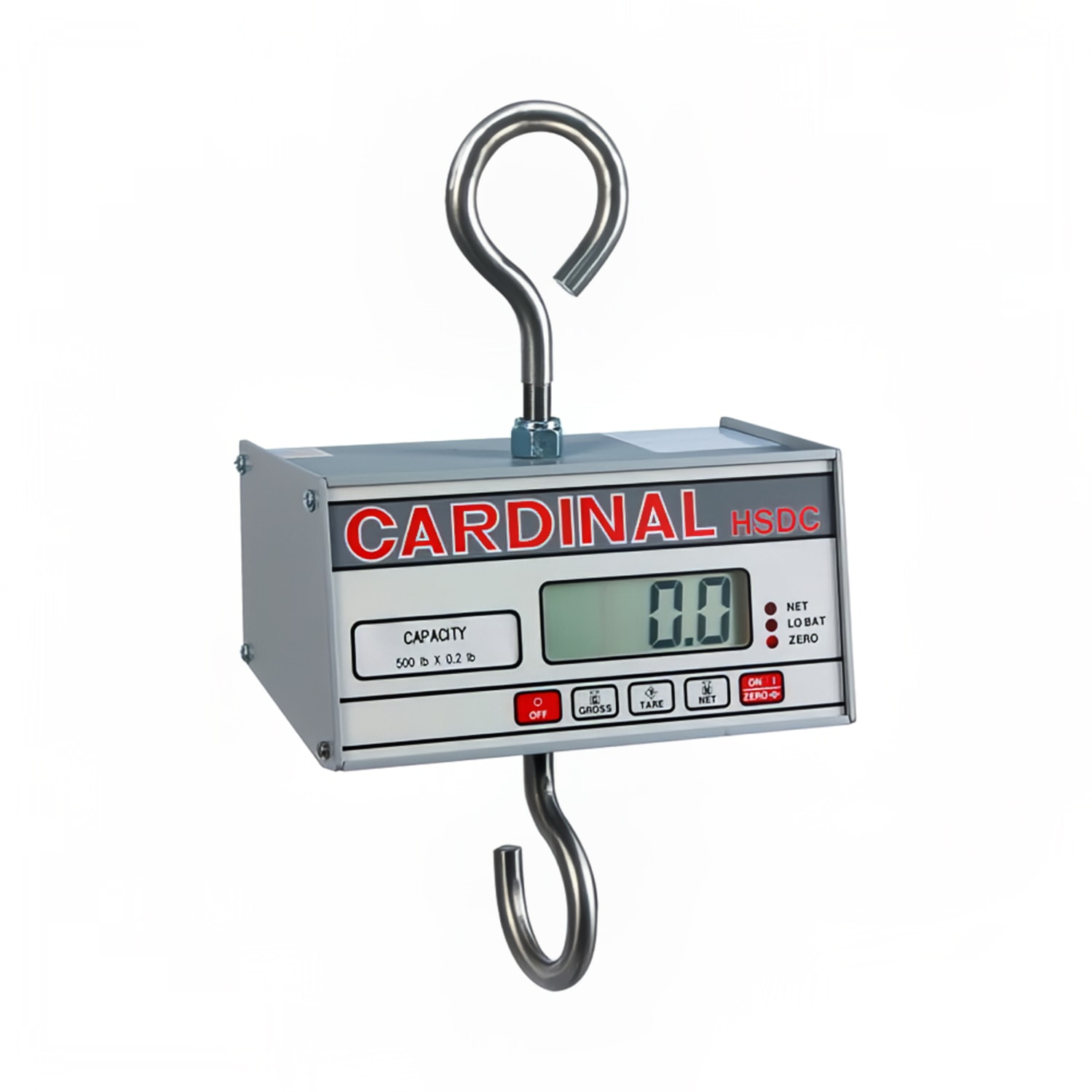 Detecto HSDC-40KG Hanging Scale w/ 1 Digital Readout, Battery Powered, 40 x 1/50 kg Capacity