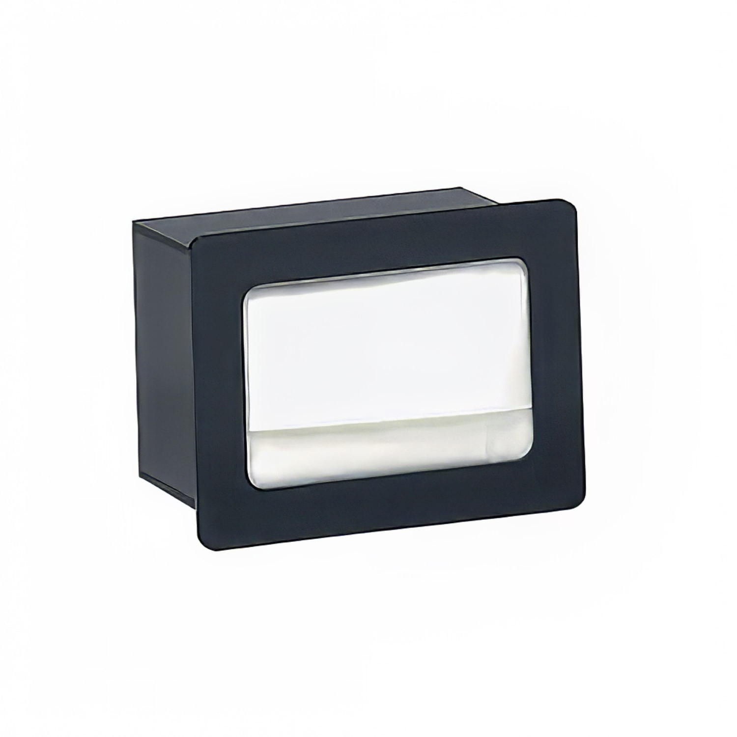 Dispense-Rite FMN-1 Napkin Dispenser, Built-In, Holds 4 1/2 to 5 X 6 1/2 Napkins, Acrylic, Black