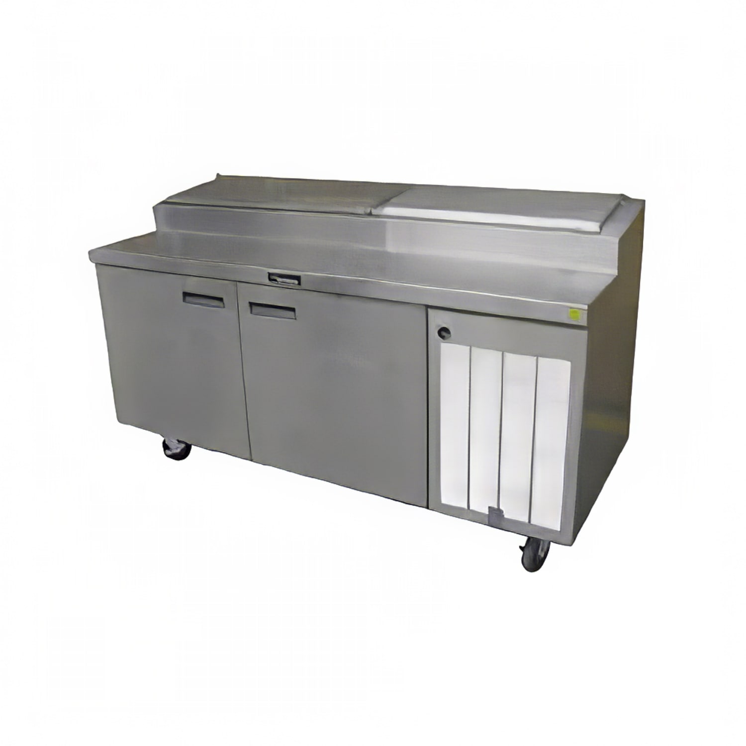 Delfield 18660PTBMP 60 Pizza Prep Table w/ Refrigerated Base, 115v, Stainless Steel