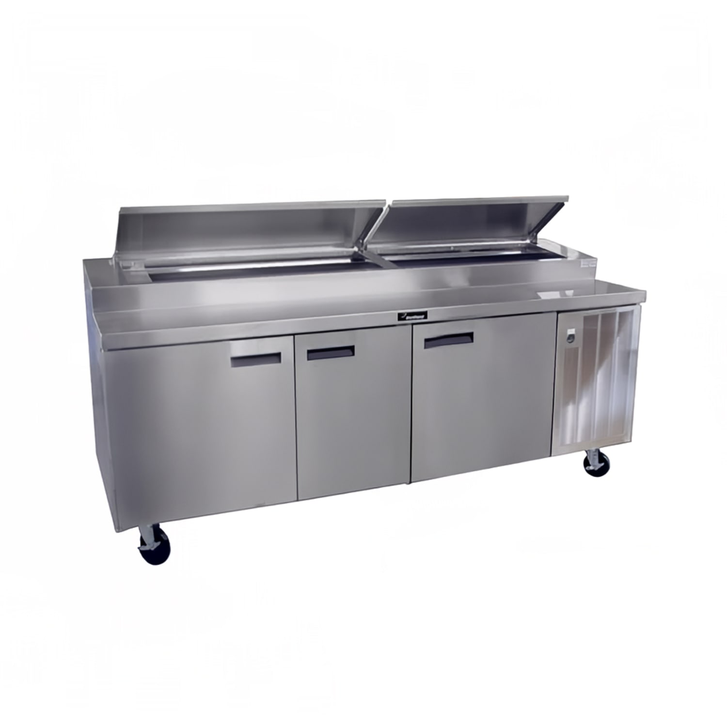 Delfield 18691PTBMP 91 Pizza Prep Table w/ Refrigerated Base, 115v, Stainless Steel
