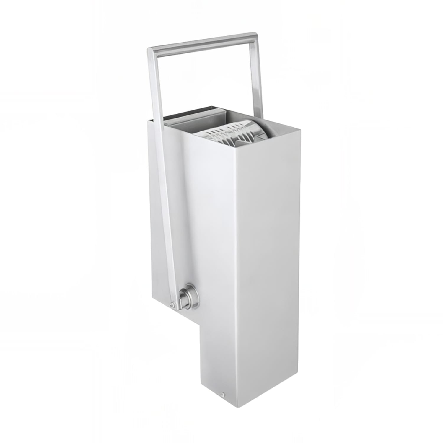 Edlund CM-1000 S/S Manual Feed Table Mount Can Crusher, Stainless Steel, For All Cans, Silver