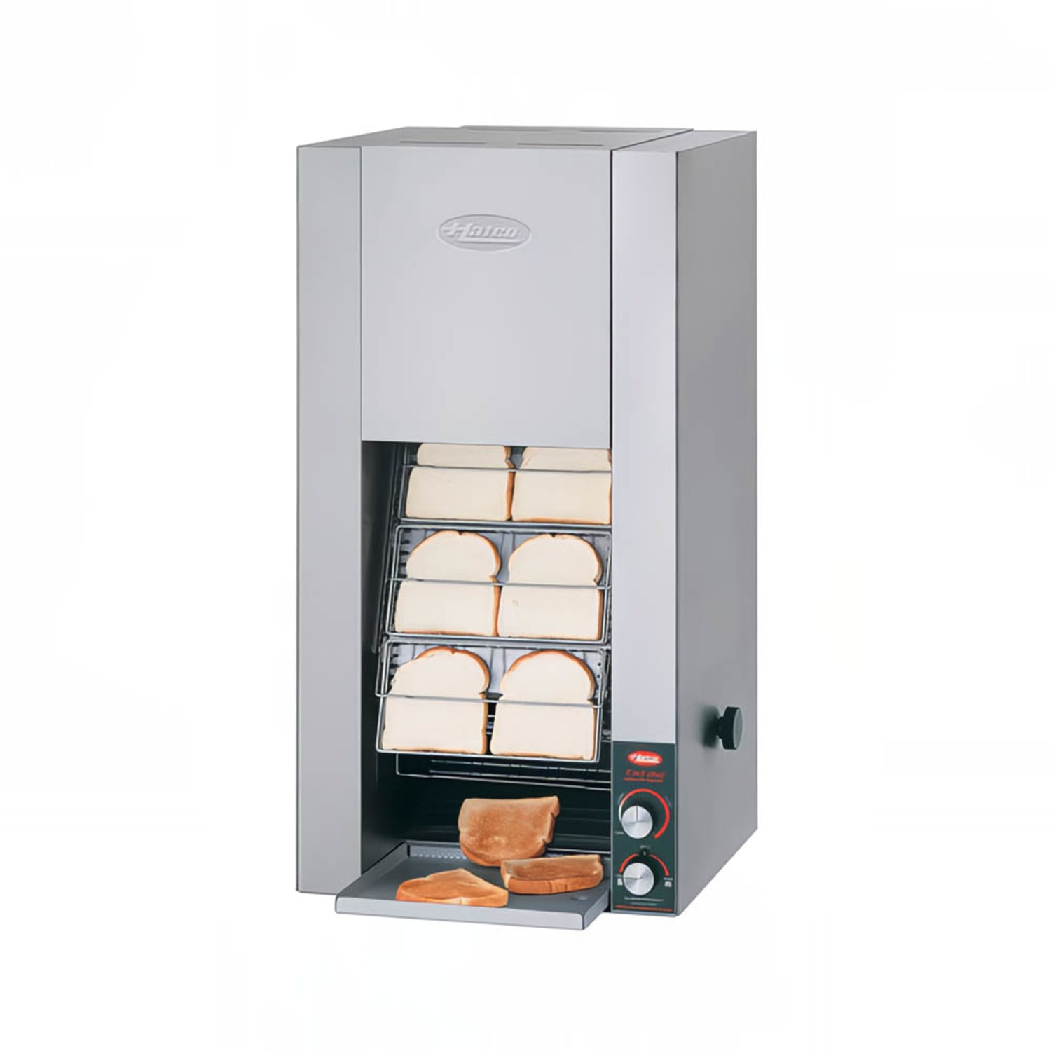 Hatco TK-72 Vertical Toaster - 720 Slices/hr w/ 1 1/4 Product Opening, 240v/1ph, 240 V, Stainless Steel