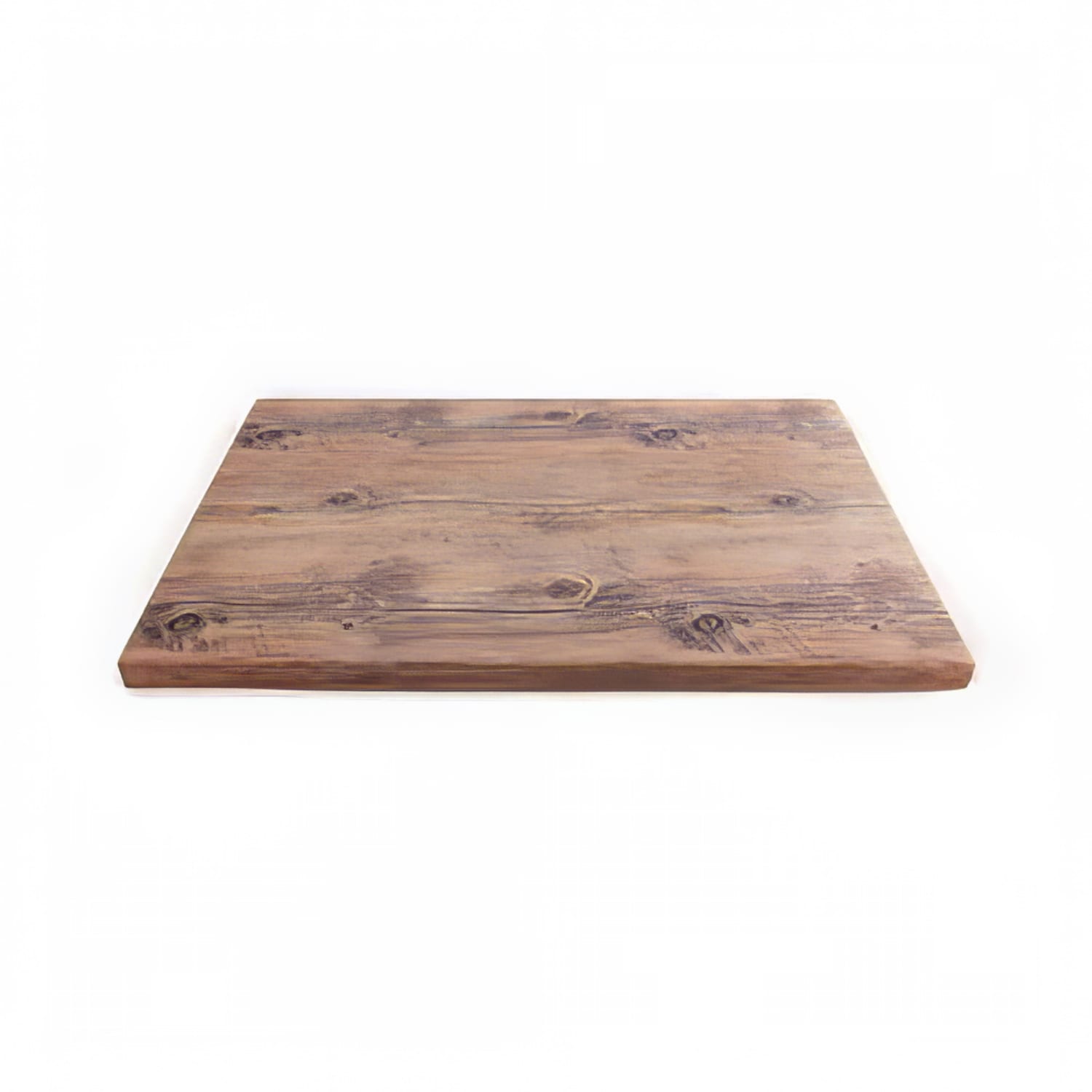 Elite Global Solutions M15241-DW Rectangular Fo Bwa Modular Riser - 24 x 15, Melamine, Faux Driftwood, Brown