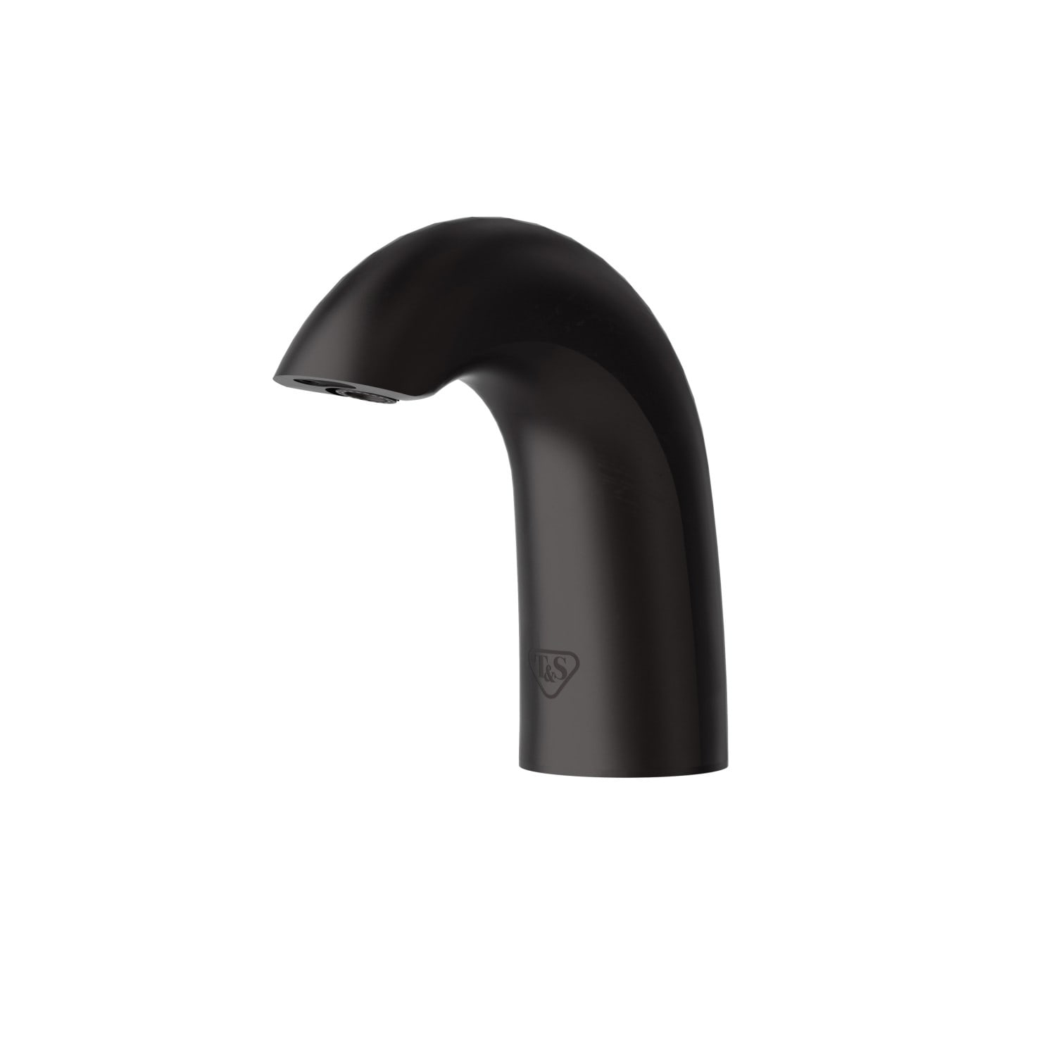 T&S ECW-3172-MB WaveCrest Deck Mount Electronic Faucet - Single Hole, Fixed Spout, Battery Operated, Matte Black