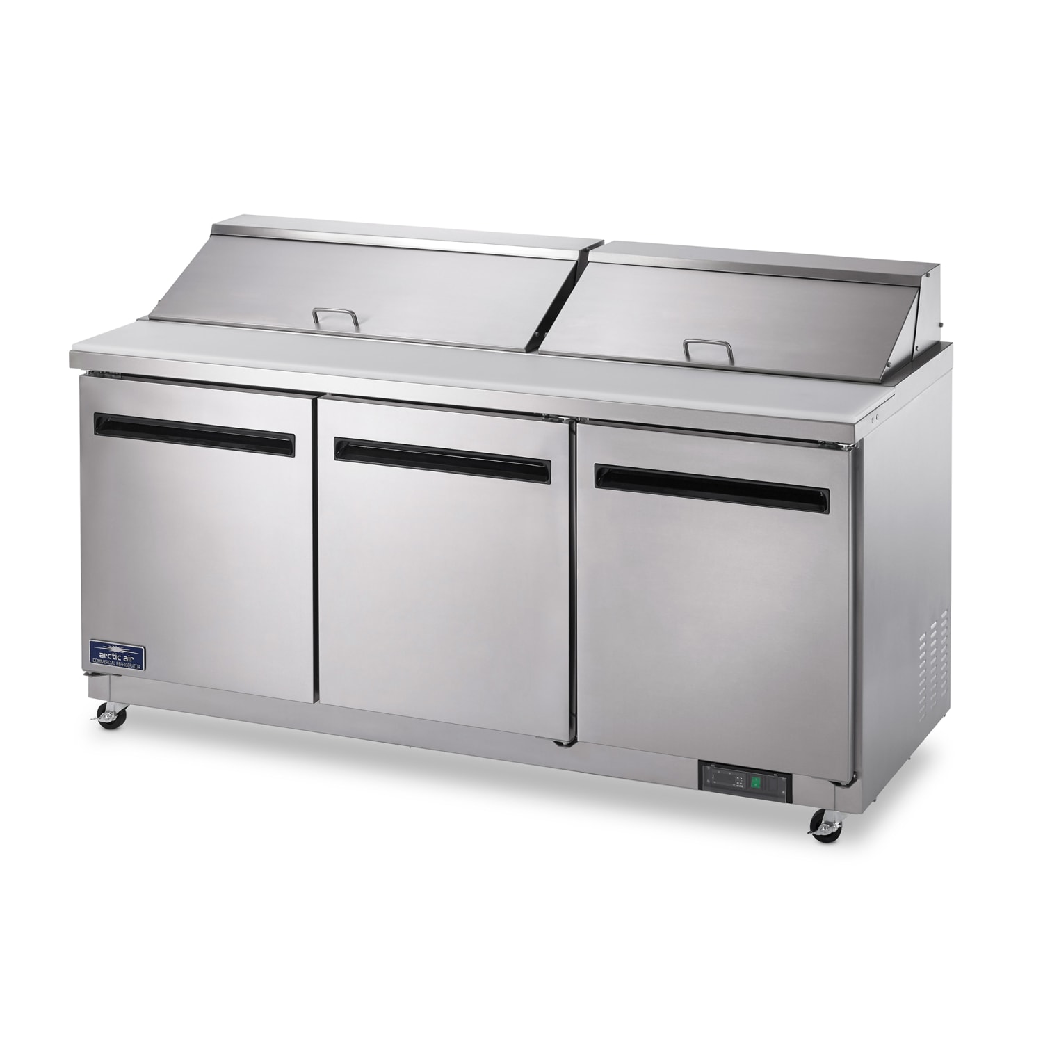 Arctic Air AMT72R 71 1/2 Mega Top Sandwich/Salad Prep Table w/ Refrigerated Base, 115v, Stainless Steel