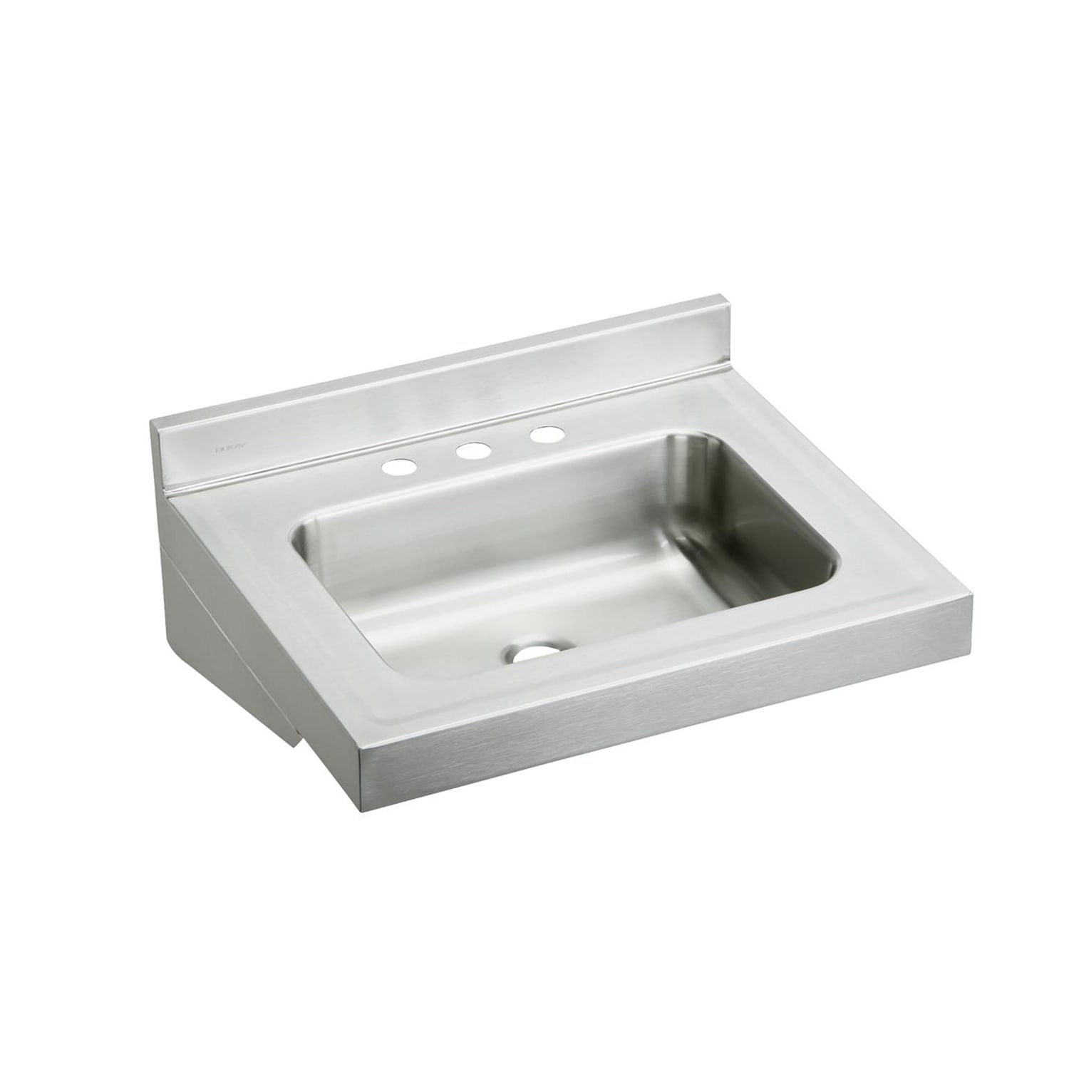 Elkay ELV22193 Wall Mount Commercial Hand Sink w/ 16L x 11 1/2W x 5 1/2D Bowl, 18-ga. Stainless Steel