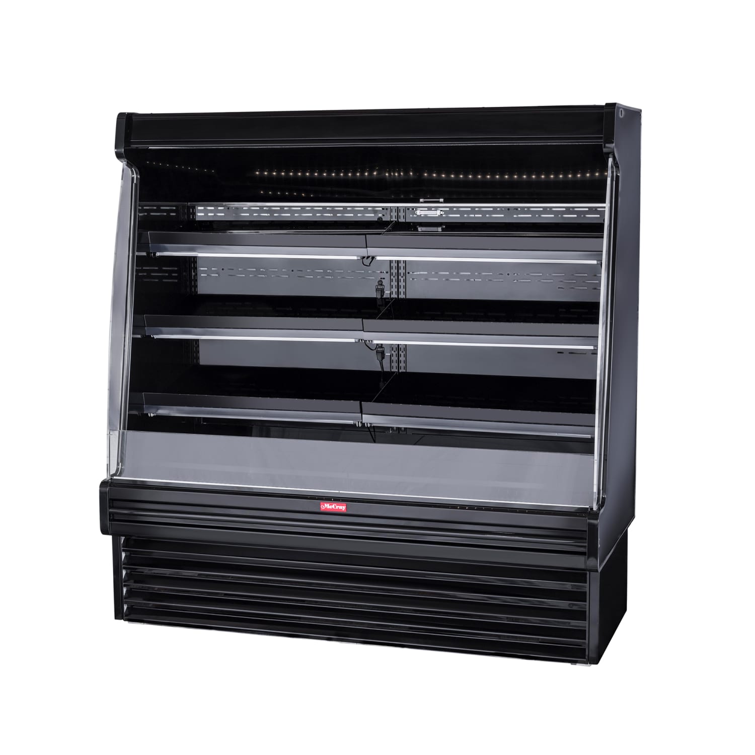 Howard-McCray SC-OP35E-6S-B-LED 75 Vertical Open Produce Merchandiser w/ 4 Levels, 115v/208-230v/1ph, Black