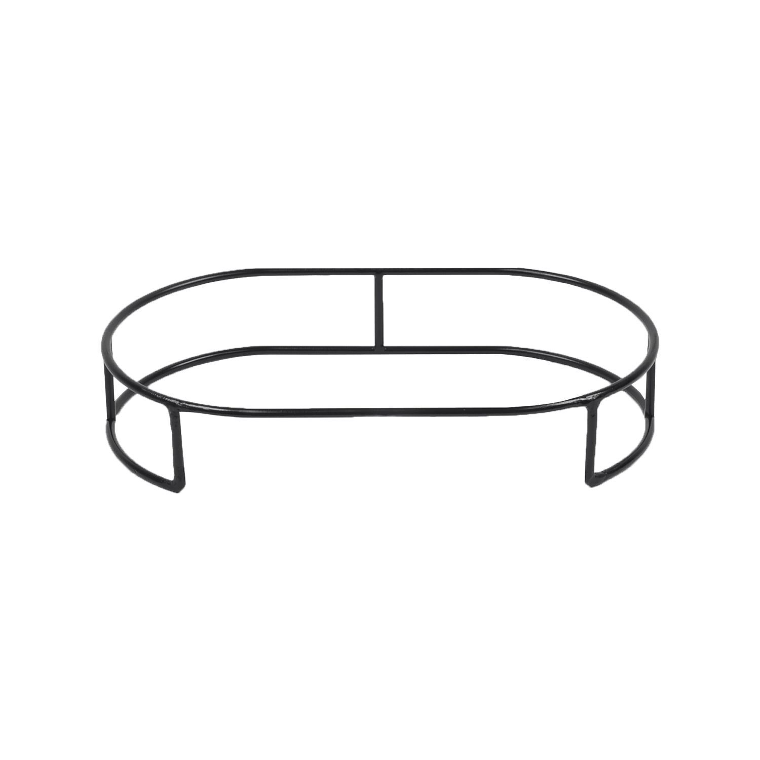 Cal-Mil 22325-3-13 Platter Riser - 17 3/4W x 10 3/4D x 3H, Metal, Black