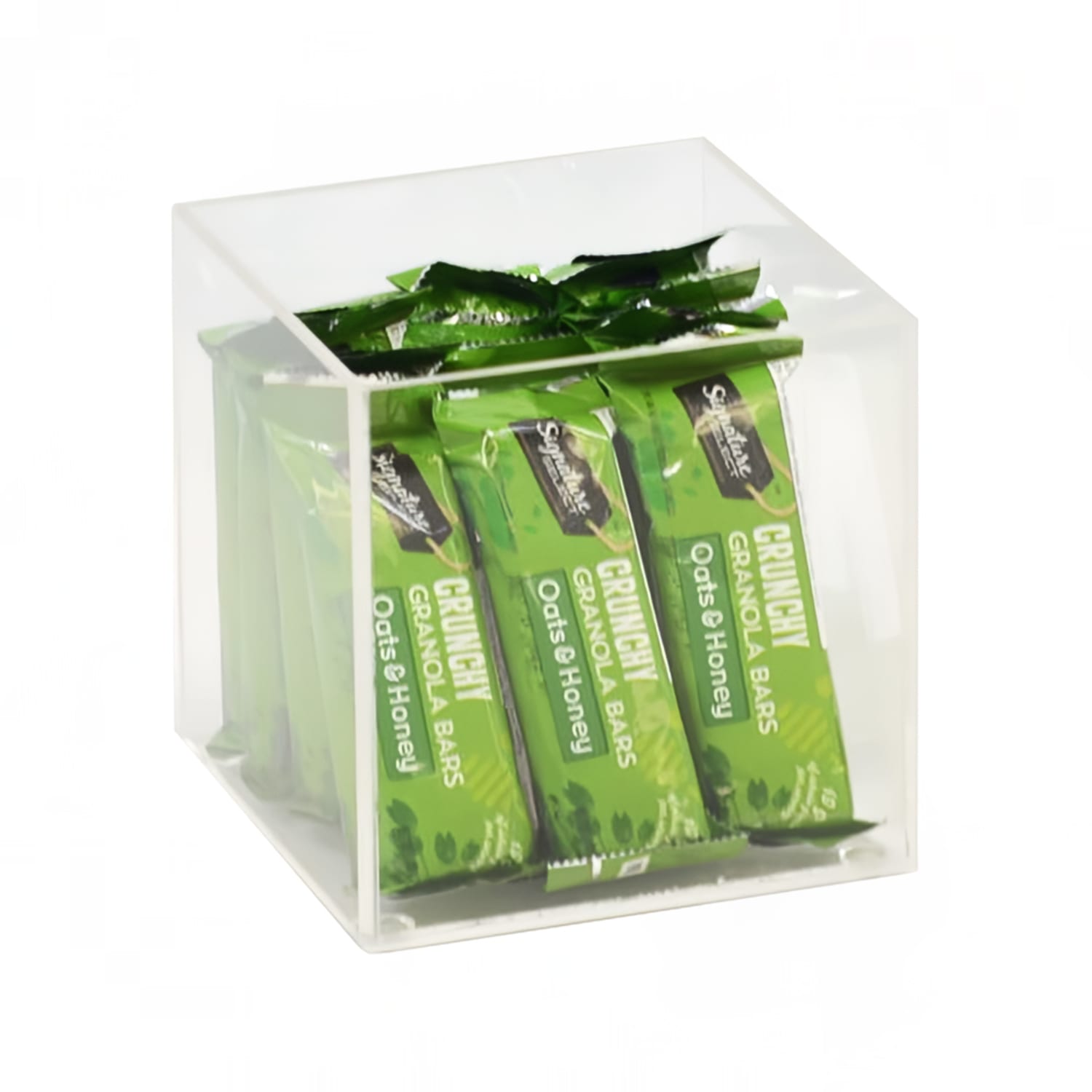 Cal-Mil 22311-4-12 4 Square Display Box - Acrylic, Crystal Clear