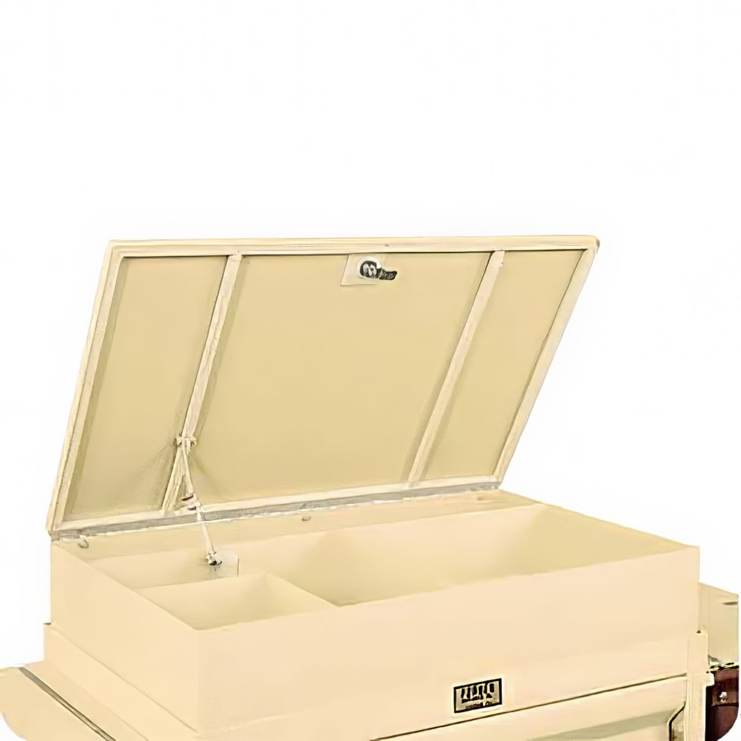 Forbes Industries 2356-PC Top Tray Organizer w/ Lid & 5 Divided Compartments for 18W x 18D Plastic Cabinets