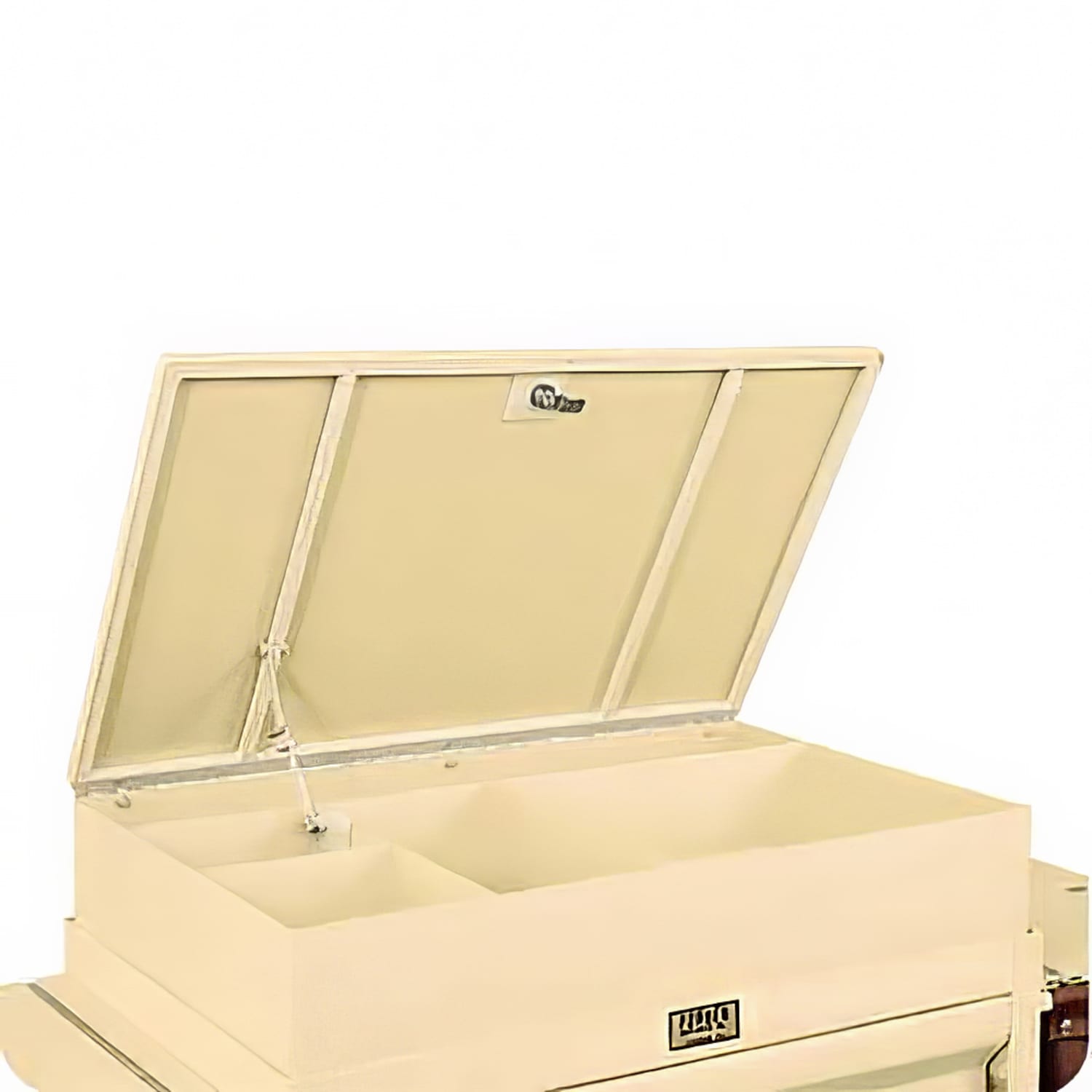 Forbes Industries 2356-PB Top Tray Organizer w/ Lid & 5 Divided Compartments for 30W x 19D Plastic Cabinets