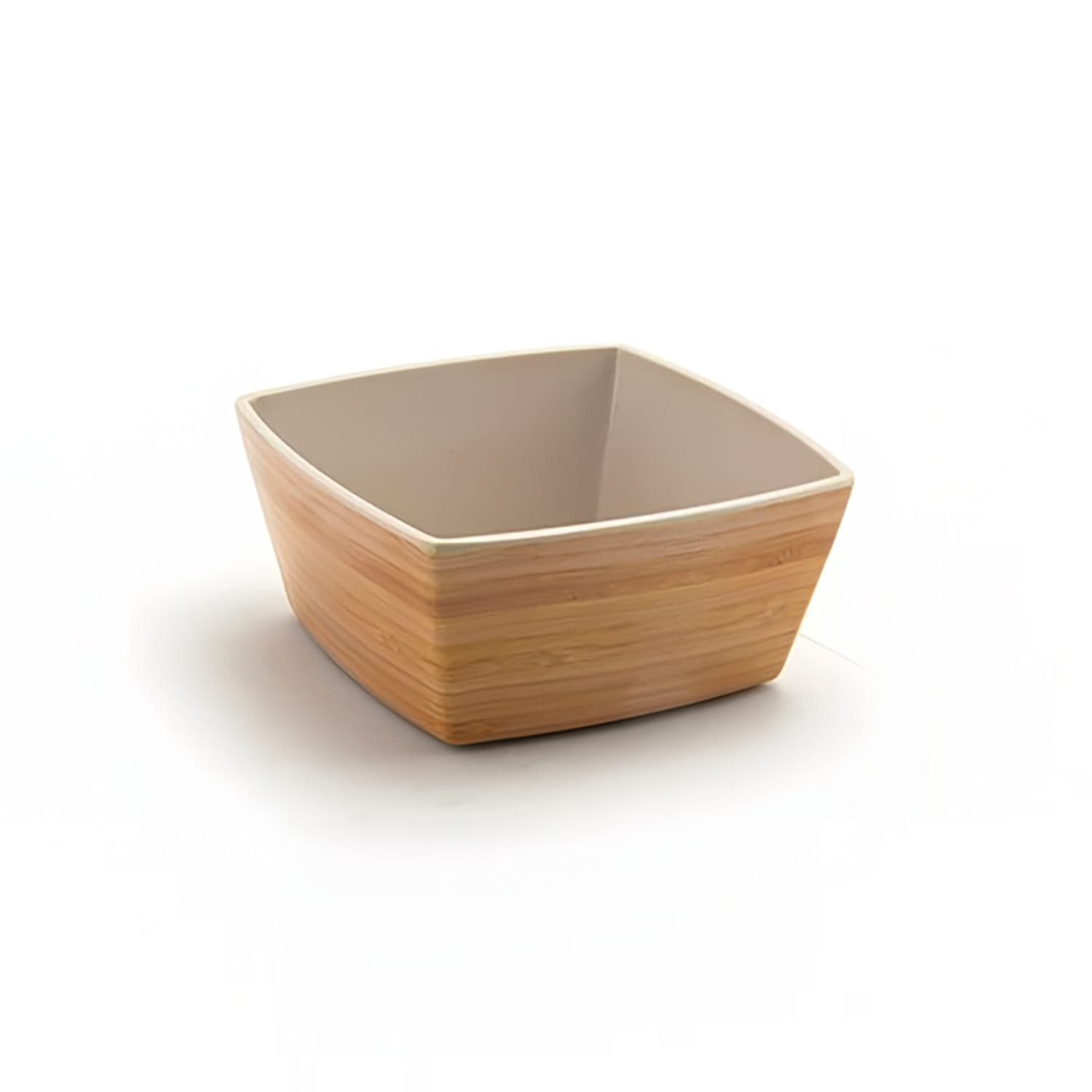 Front of the House DBO117BBB23 16 oz Square Mod Bowl - Bamboo, Natural, Brown, Case of 12