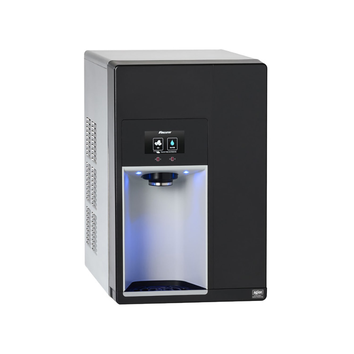 Follett 15CI114A-IW-NF-ST-00 125 lb Countertop Water & Nugget Ice Dispenser for Commercial Ice Machines - 15 lb Storage, Cup Fill, 115v, 100 lb Production, Nugget-style Ice