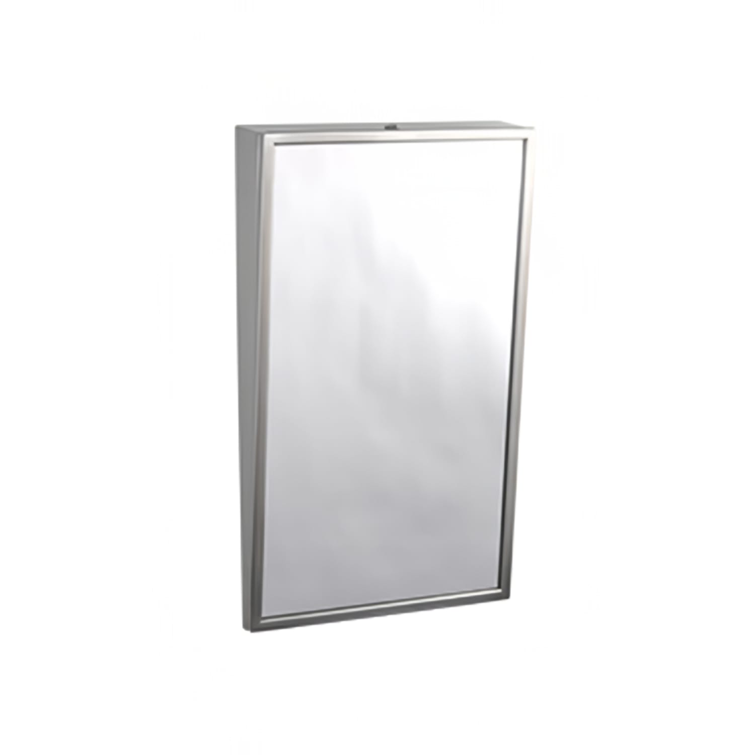 Gamco FT-18X30 Fixed-Position Tilt Mirror - 18 x 30, Satin Stainless, Silver