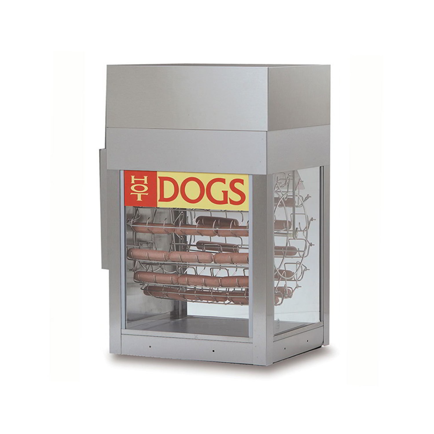 Gold Medal 8102 Hot Dog Cooker w/ 56 Hot Dog & 28 Bun Capacity, 120v, Stainless Steel