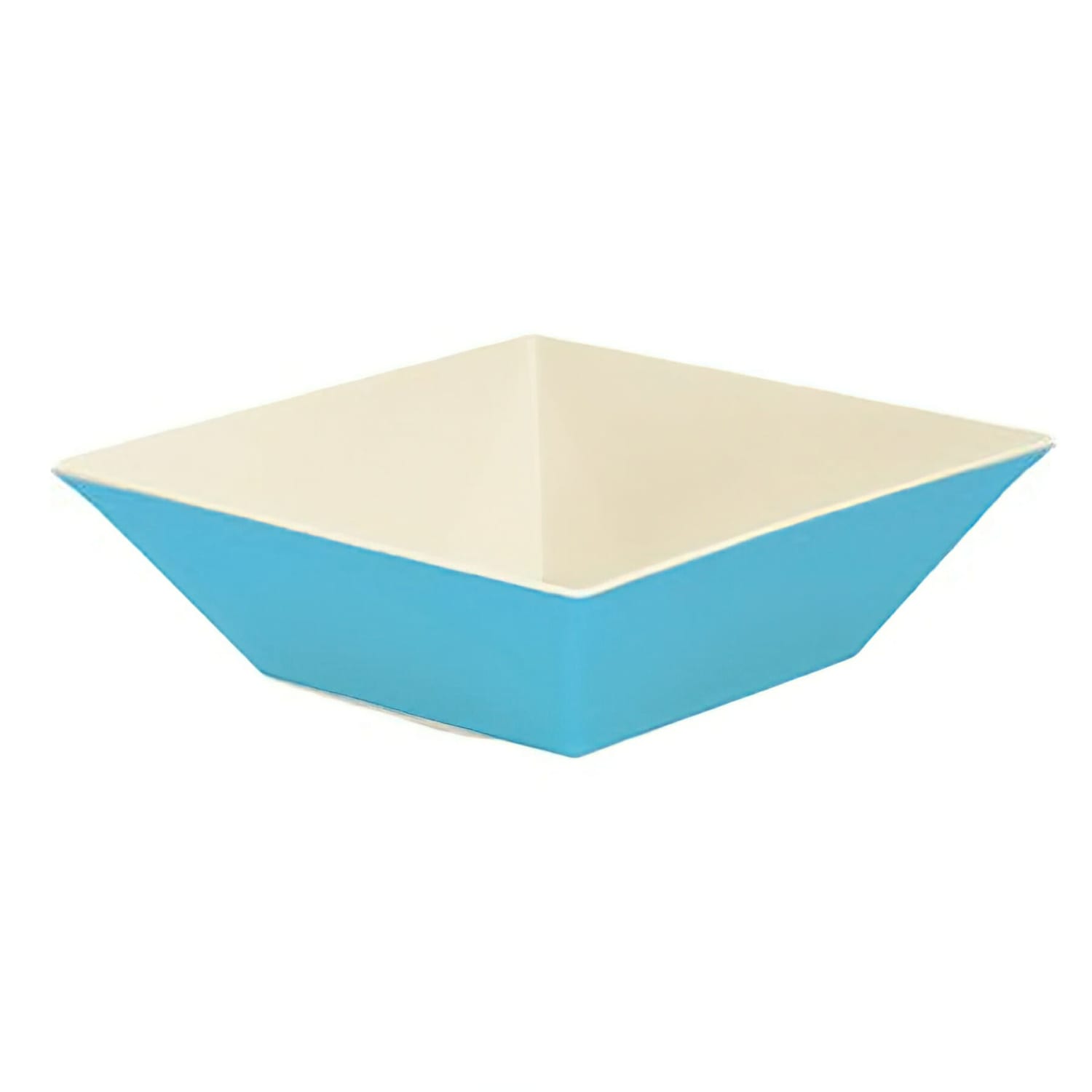 GET ML-248-SE 5 7/10 qt Square Melamine Serving Bowl, Blue, Pack of 3