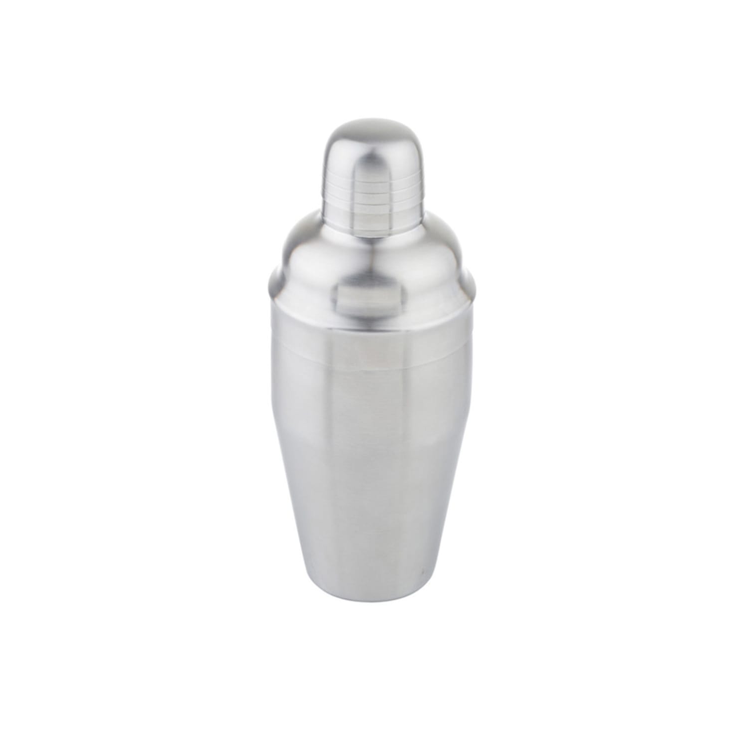 Tablecraft 10468 18 oz Stainless Bar Cocktail Shaker Set, Silver