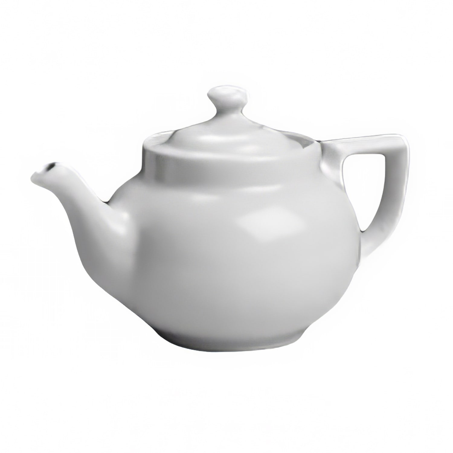 Hall China HL210CWHA Lid w/ Knob for Boston 10 oz Teapot - China, White, 1 Dozen