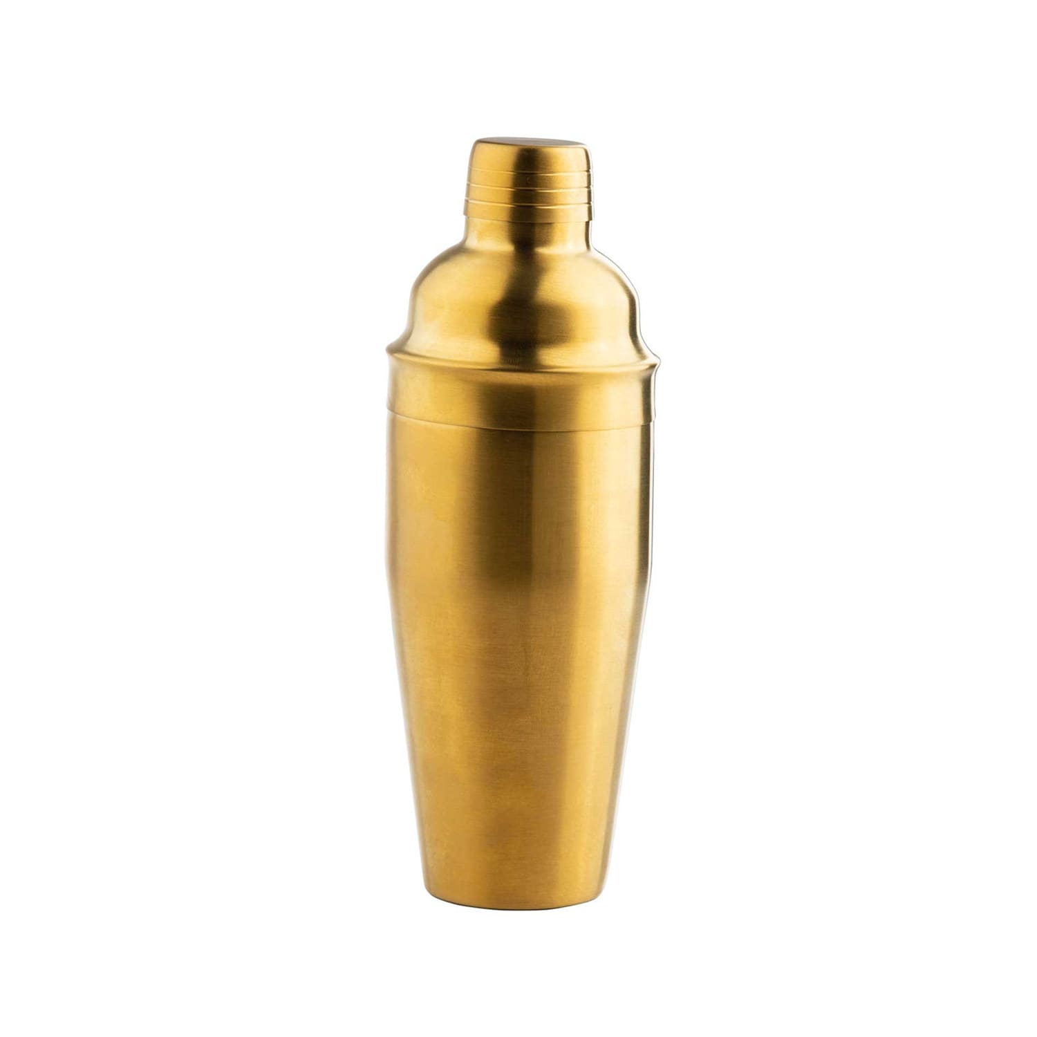 Tablecraft 11813 24 oz Stainless Bar Cocktail Shaker Set, Gold