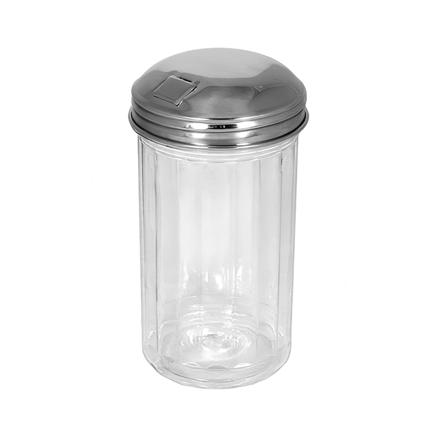 ITI ISP-I-B 12 oz Holloware Sugar Pourer, Stainless/Plastic, Clear