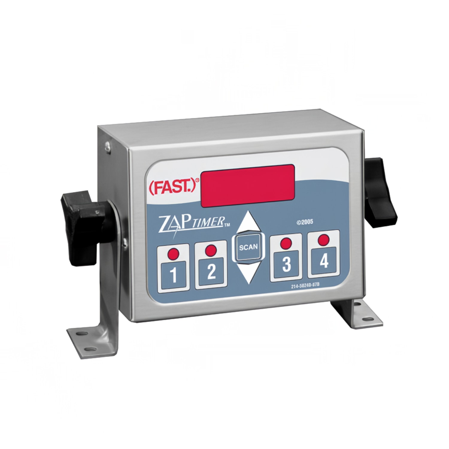 Kitchen Brains Z040120HFC Programmable Zap Timer w/ 4 Buttons & Mounting Kit, Stainless Steel