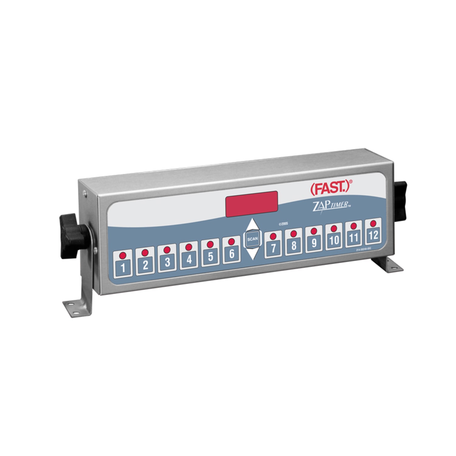 Kitchen Brains Z120120HFC Programmable Zap Timer w/ 12 Buttons & Mounting Kit, Stainless Steel