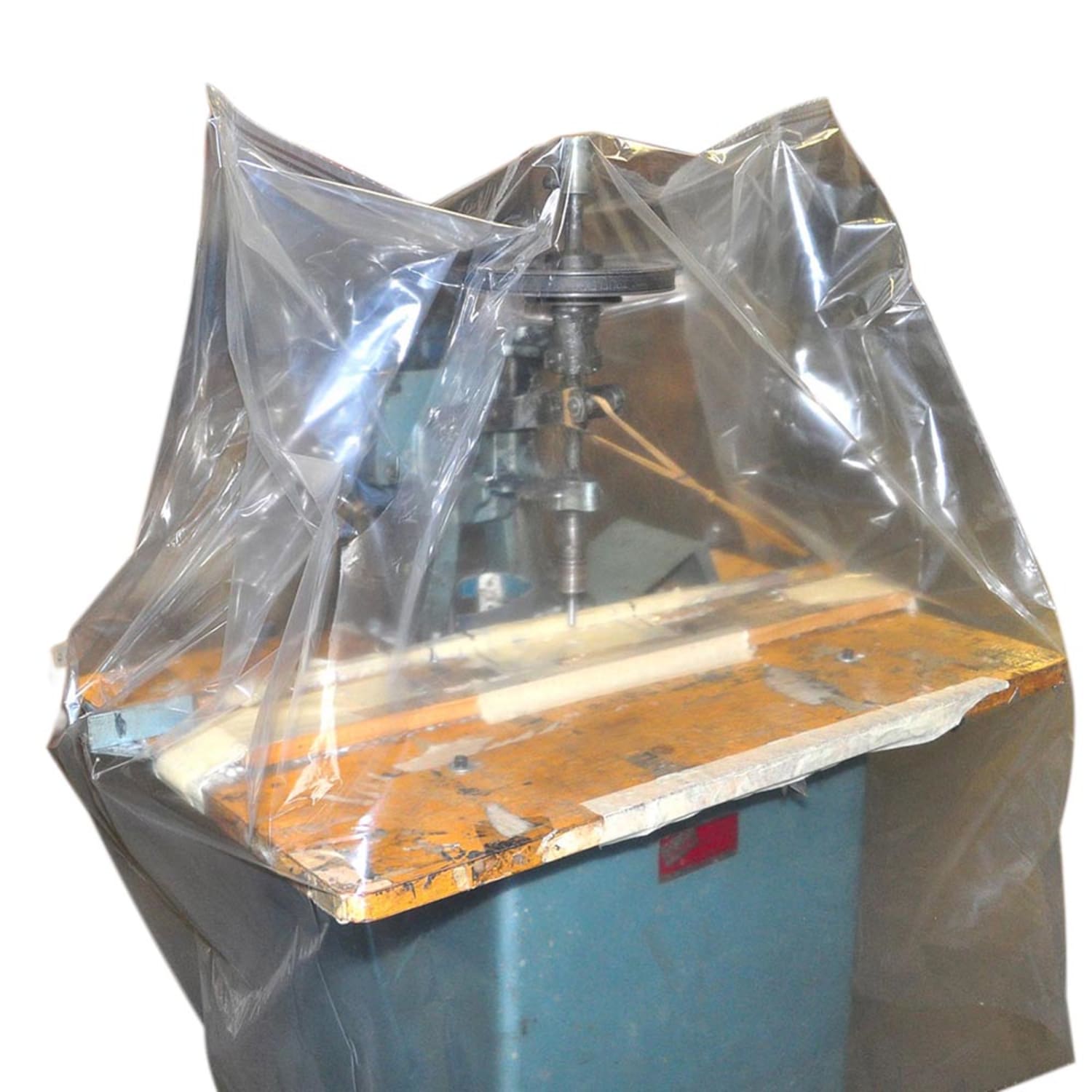 LK Packaging BOR483672 Equipment Bags on Roll - 72L x 48W x 36 SG, 2 mil LDPE, Clear, Case of 80