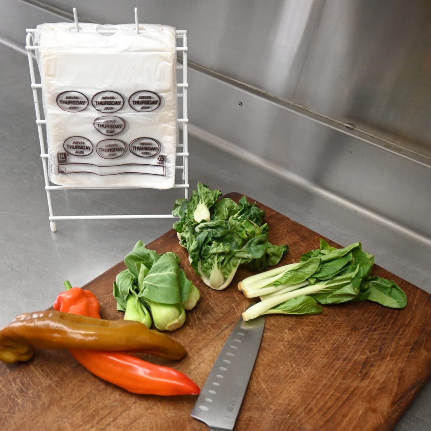 LK Packaging PCTHU6507 Printed Portion Control Food Storage Bags - 7 x 6 1/2, Poly, Brown, Saddle Pack, Clear, Case of 2000