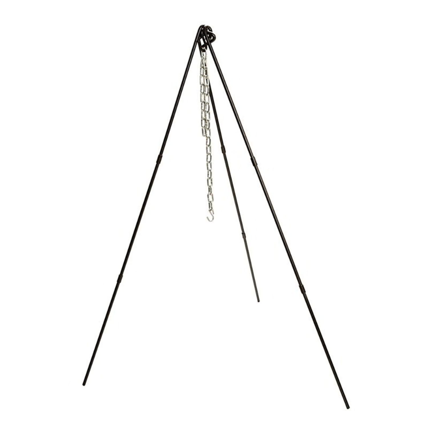 Lodge ATP2 40 60 Adjustable Camp Tripod with Tote Bag, Black