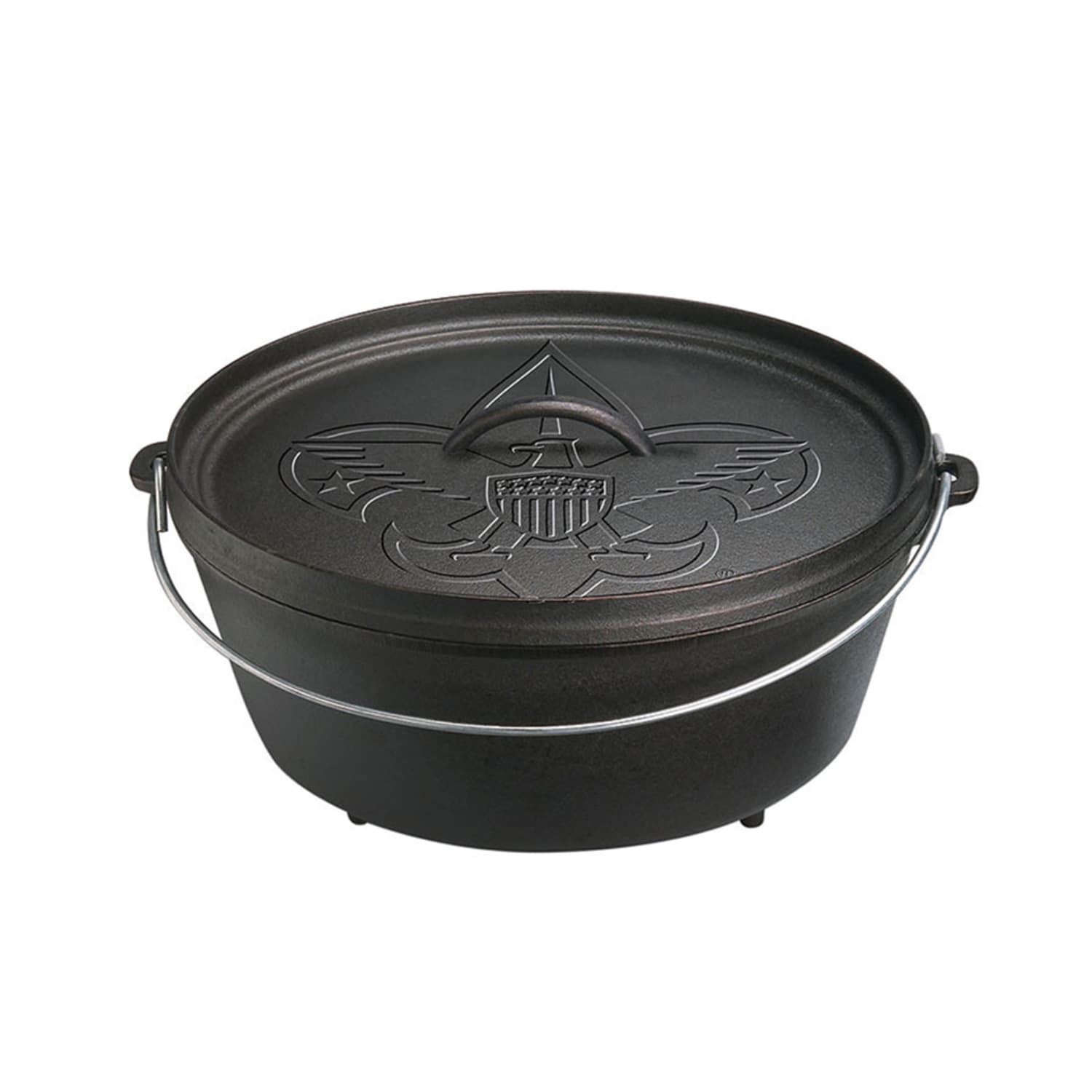 Lodge L12CO3BS 6 qt Cast Iron Dutch Oven, Black