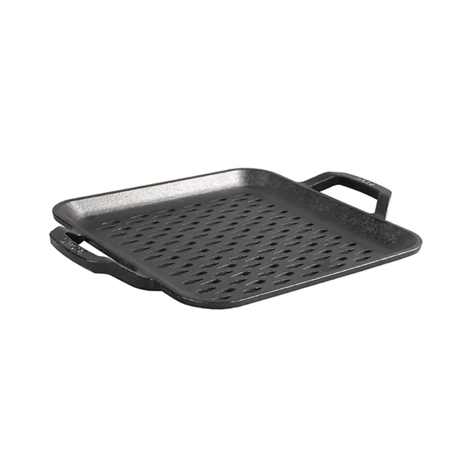 Lodge LC11SGT Perforated Cast Iron Grill Topper - 14 1/2 x 11, Black