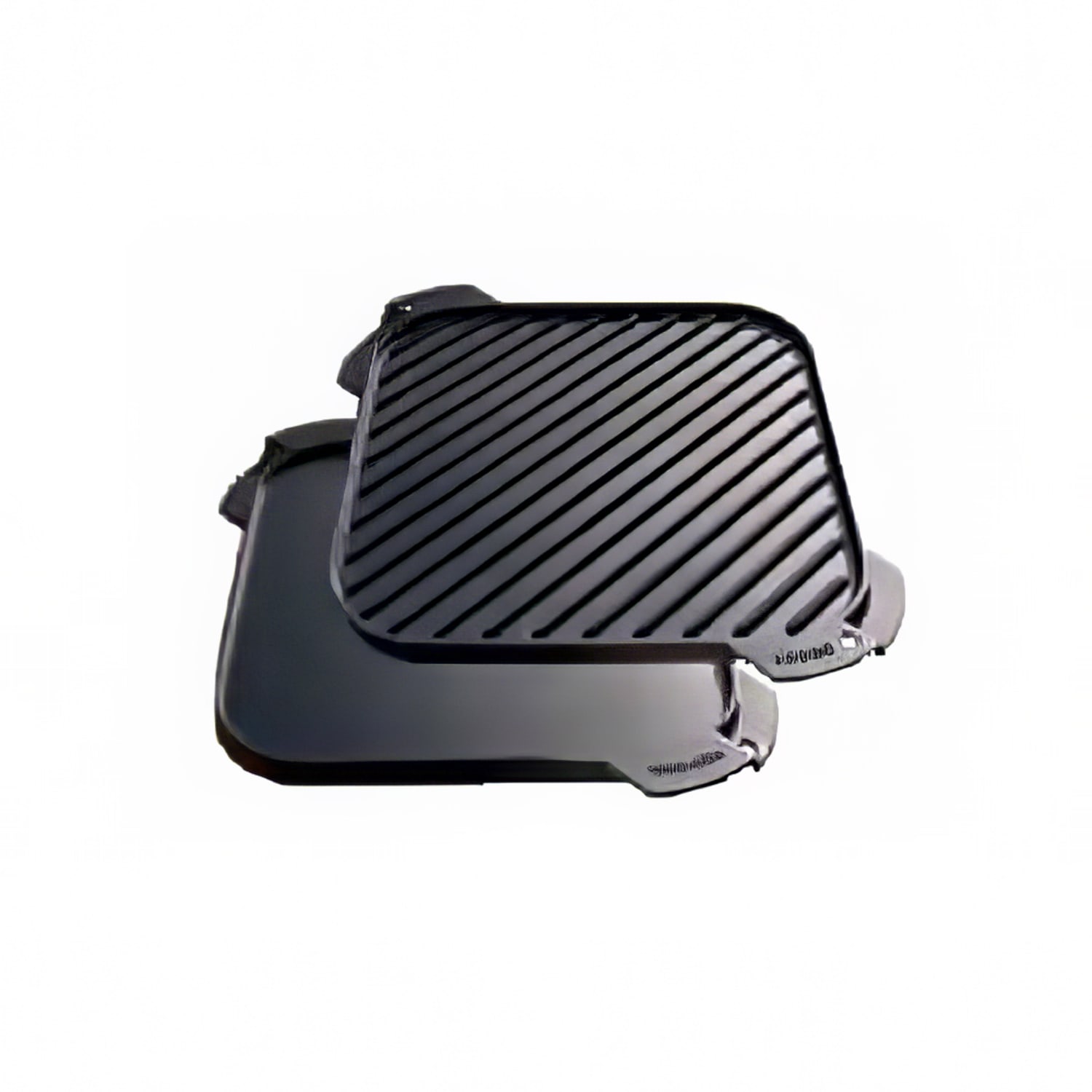 Lodge LSRG3 10 1/2 Square Grill/Griddle Pan w/ Handles, Cast Iron, Black